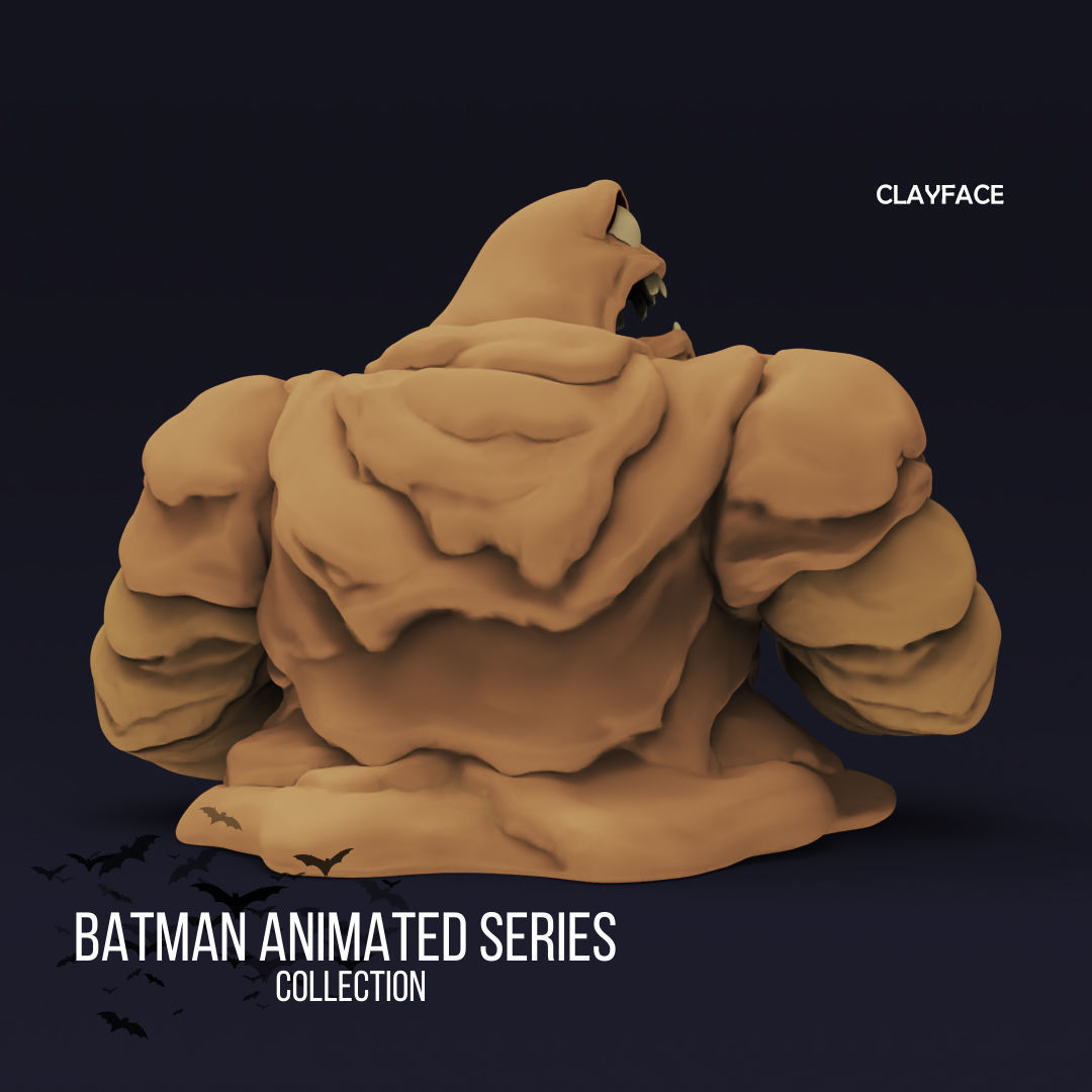 The Batman Animated Series - Clayface 3D print model_4