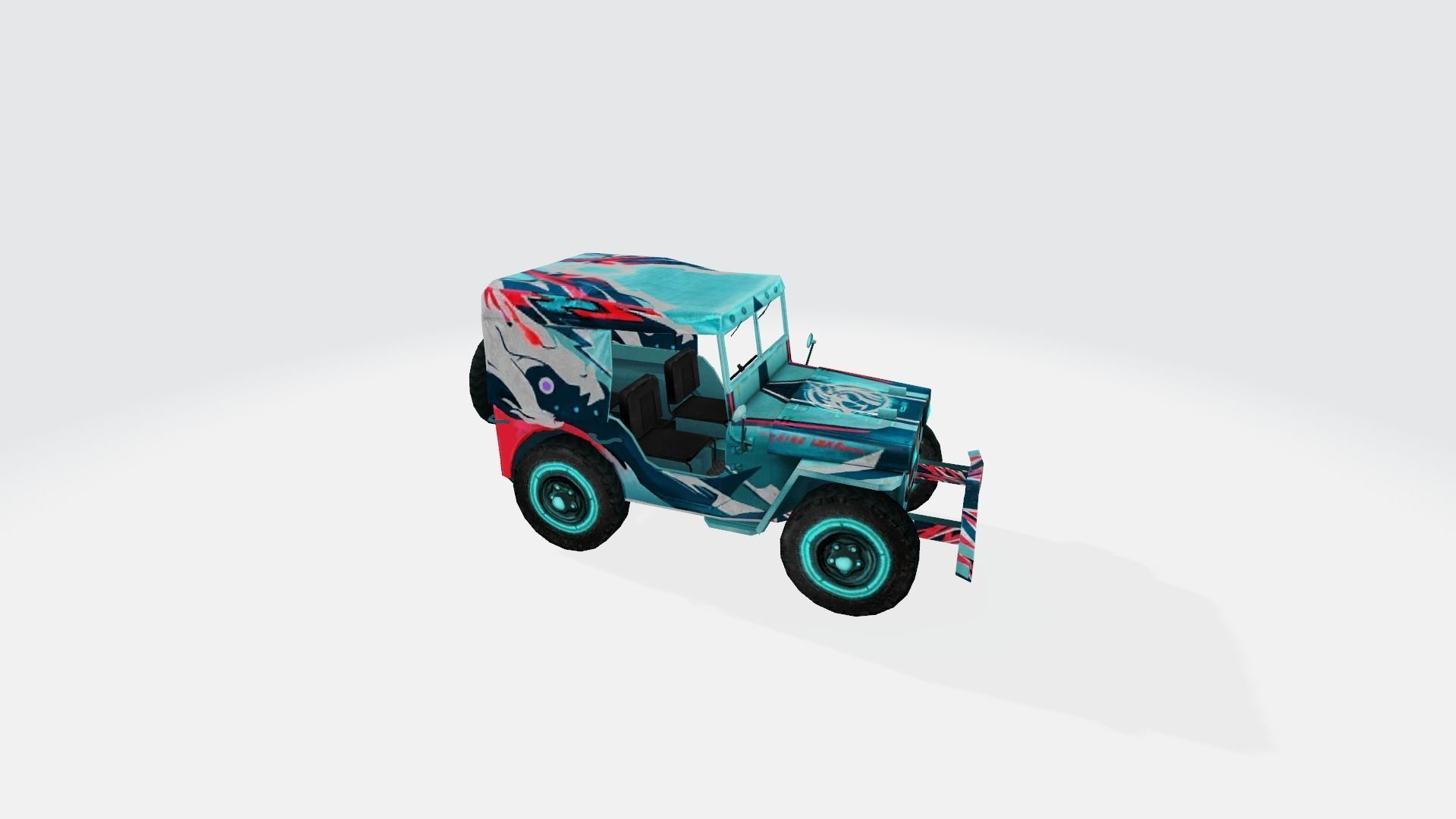 Vehicle car Jeep 29x 3D model_15