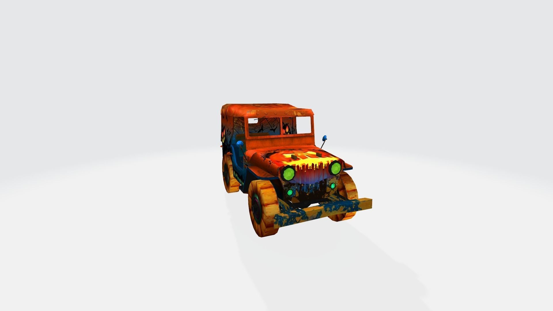 Vehicle car Jeep 29x 3D model_37