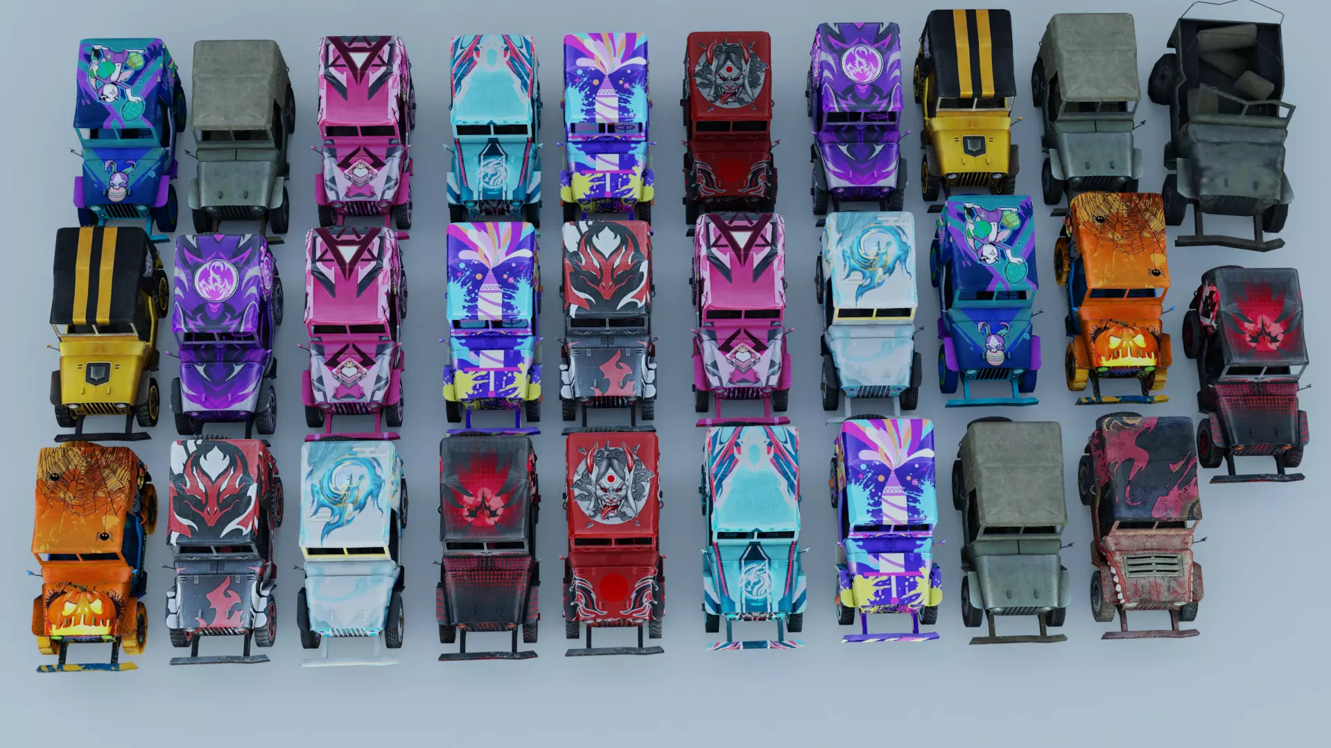 Vehicle car Jeep 29x 3D model_0