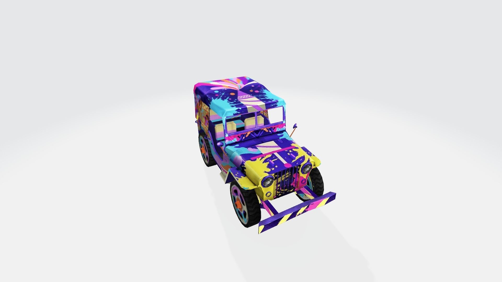 Vehicle car Jeep 29x 3D model_22