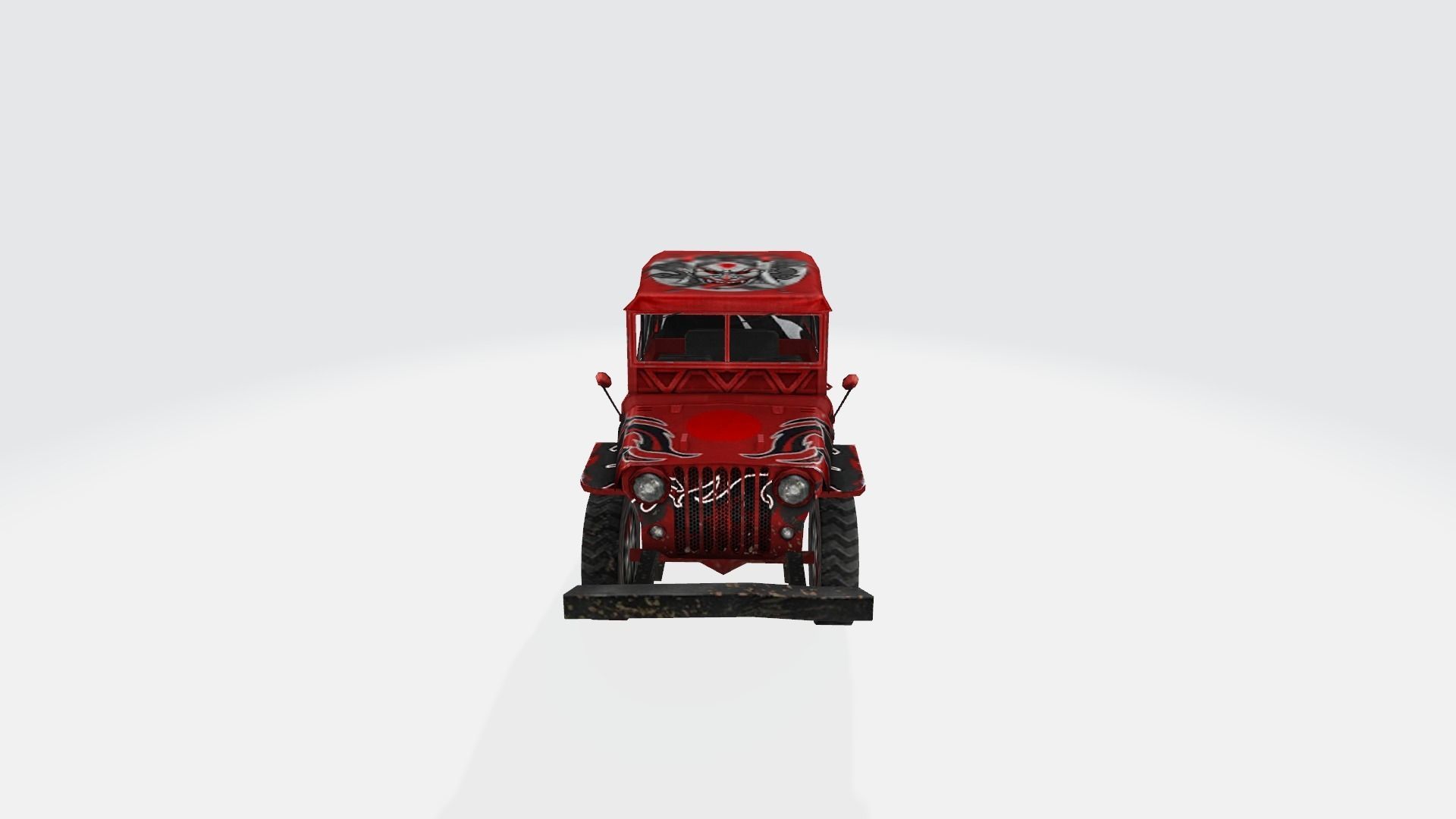 Vehicle car Jeep 29x 3D model_25