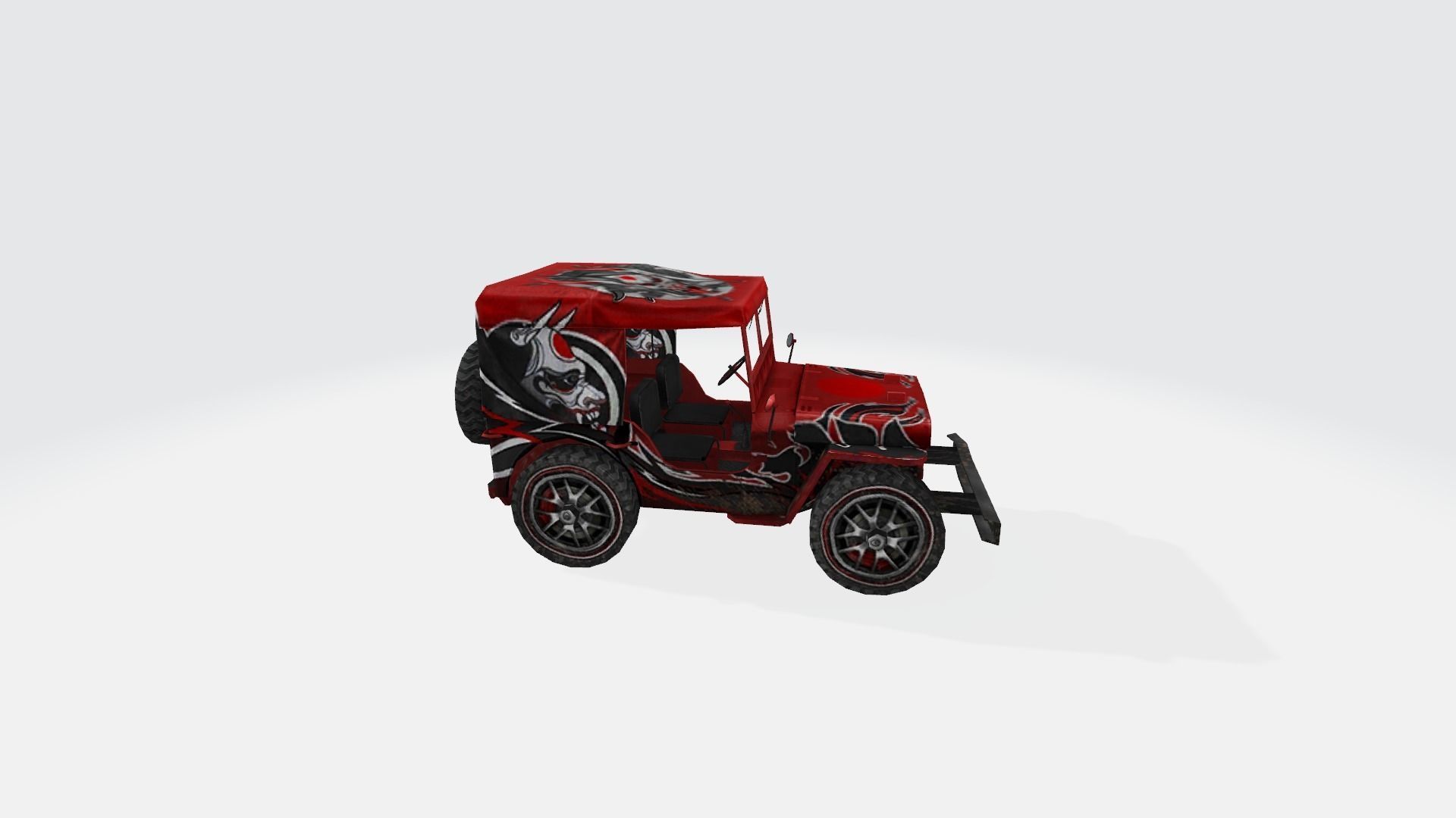 Vehicle car Jeep 29x 3D model_16