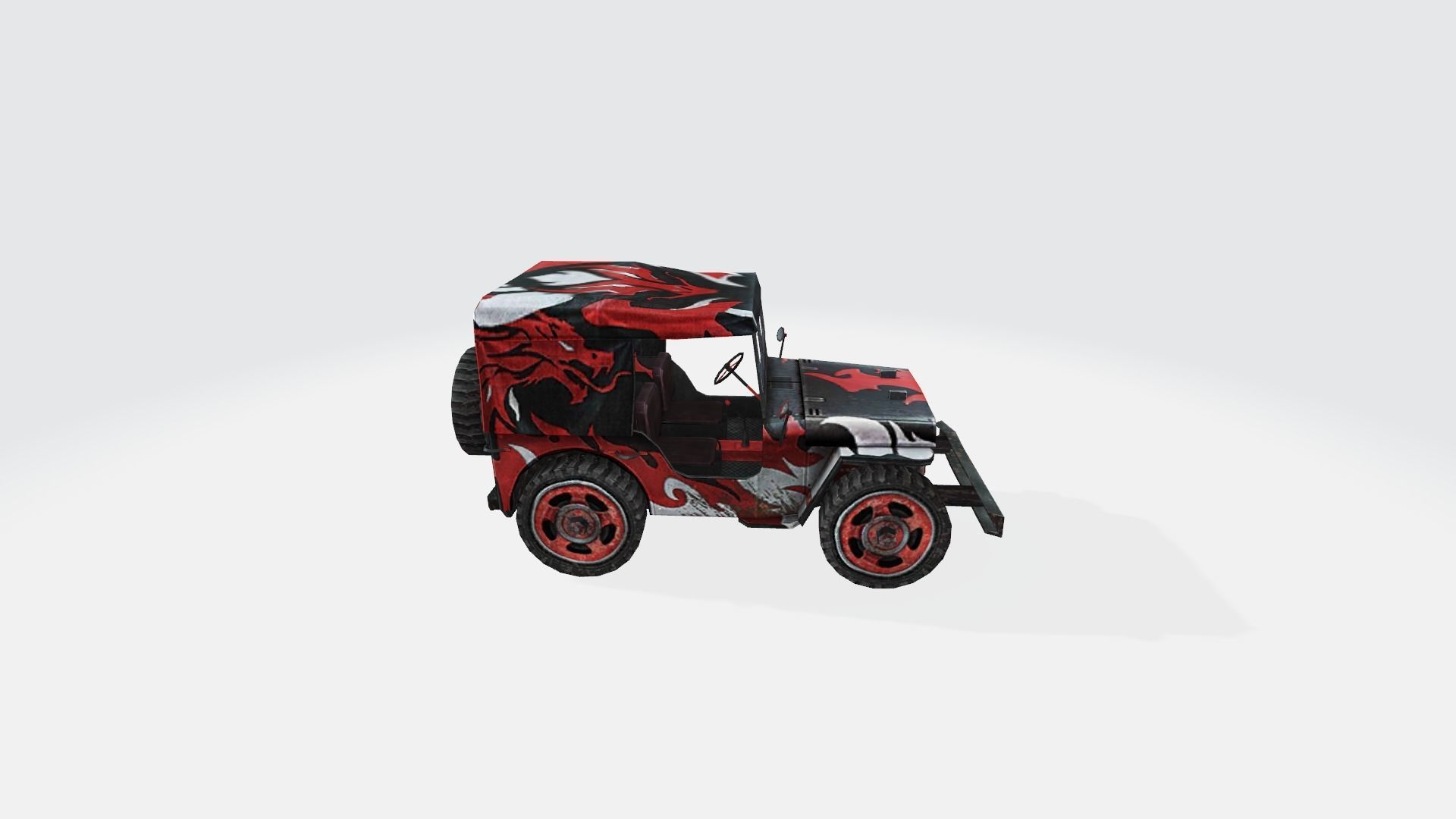 Vehicle car Jeep 29x 3D model_19