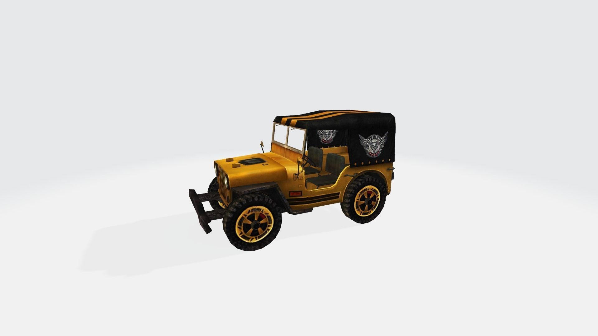 Vehicle car Jeep 29x 3D model_35