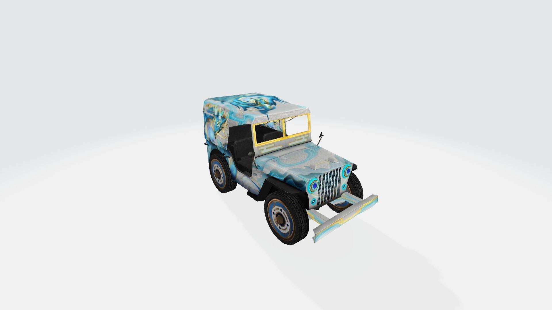 Vehicle car Jeep 29x 3D model_26