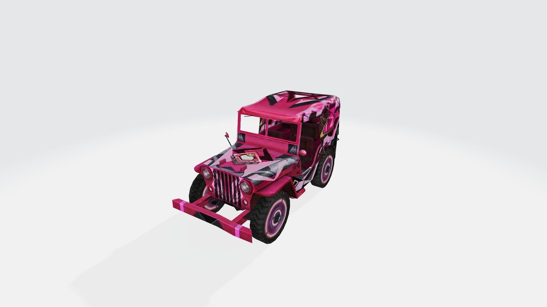 Vehicle car Jeep 29x 3D model_28
