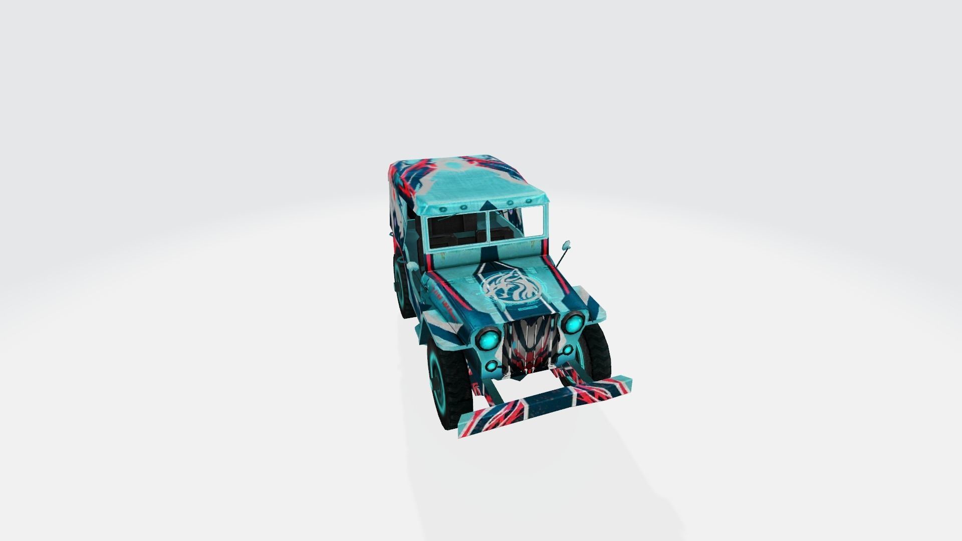 Vehicle car Jeep 29x 3D model_24