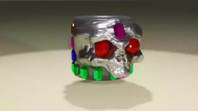 skull cup
