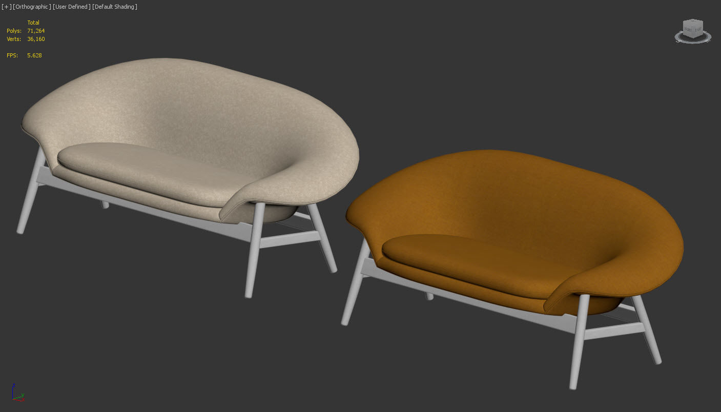 Fried Egg sofa by Warm Nordic 3D model_10