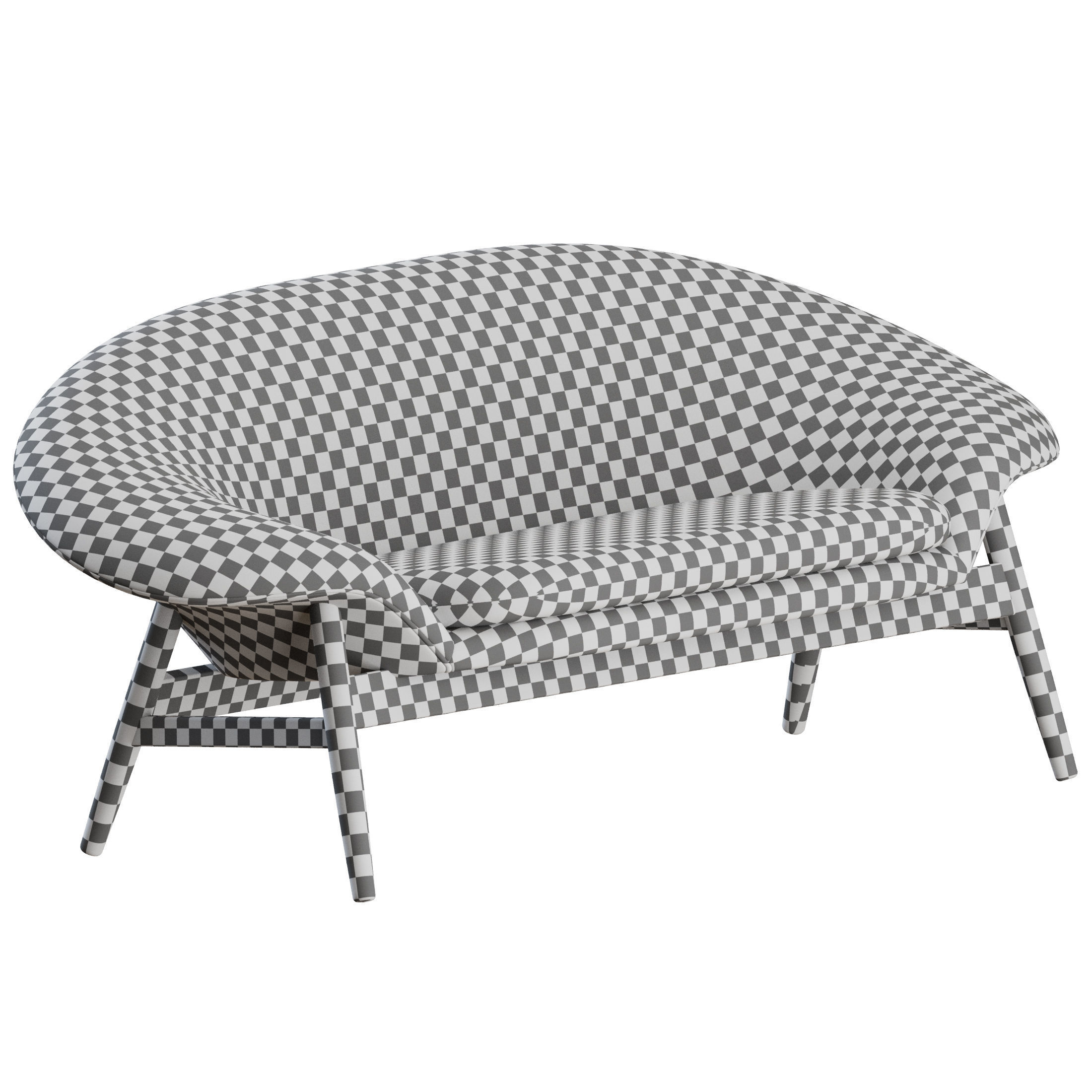 Fried Egg sofa by Warm Nordic 3D model_2