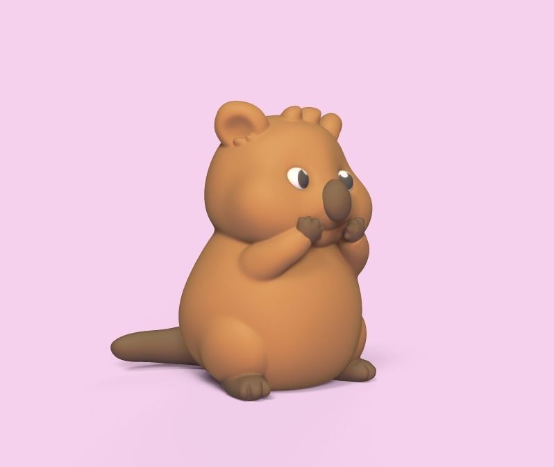 Little Quokka 3D print model_1