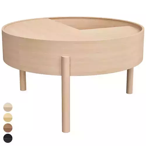 Woud Arc Coffee Table 3D model