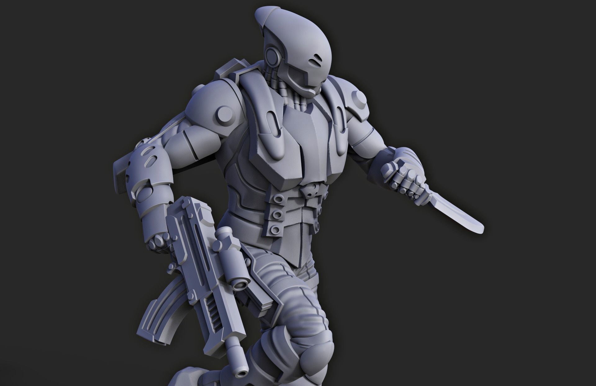 Jetpack soldier miniature - 3D printing 3D print model_3