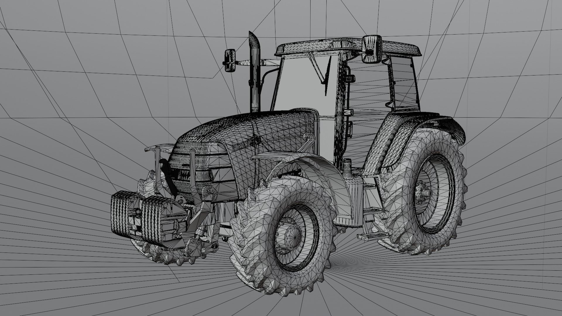 Case IH MXM 190 Tractor 3D model_2