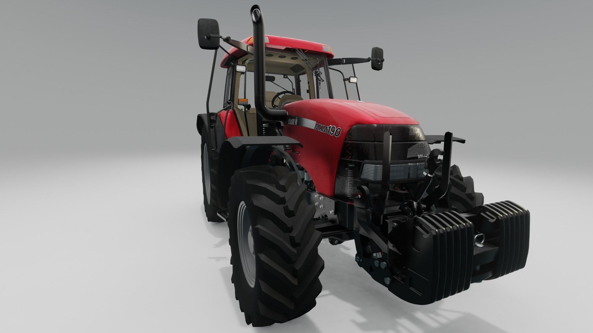 Case IH MXM 190 Tractor 3D model_7