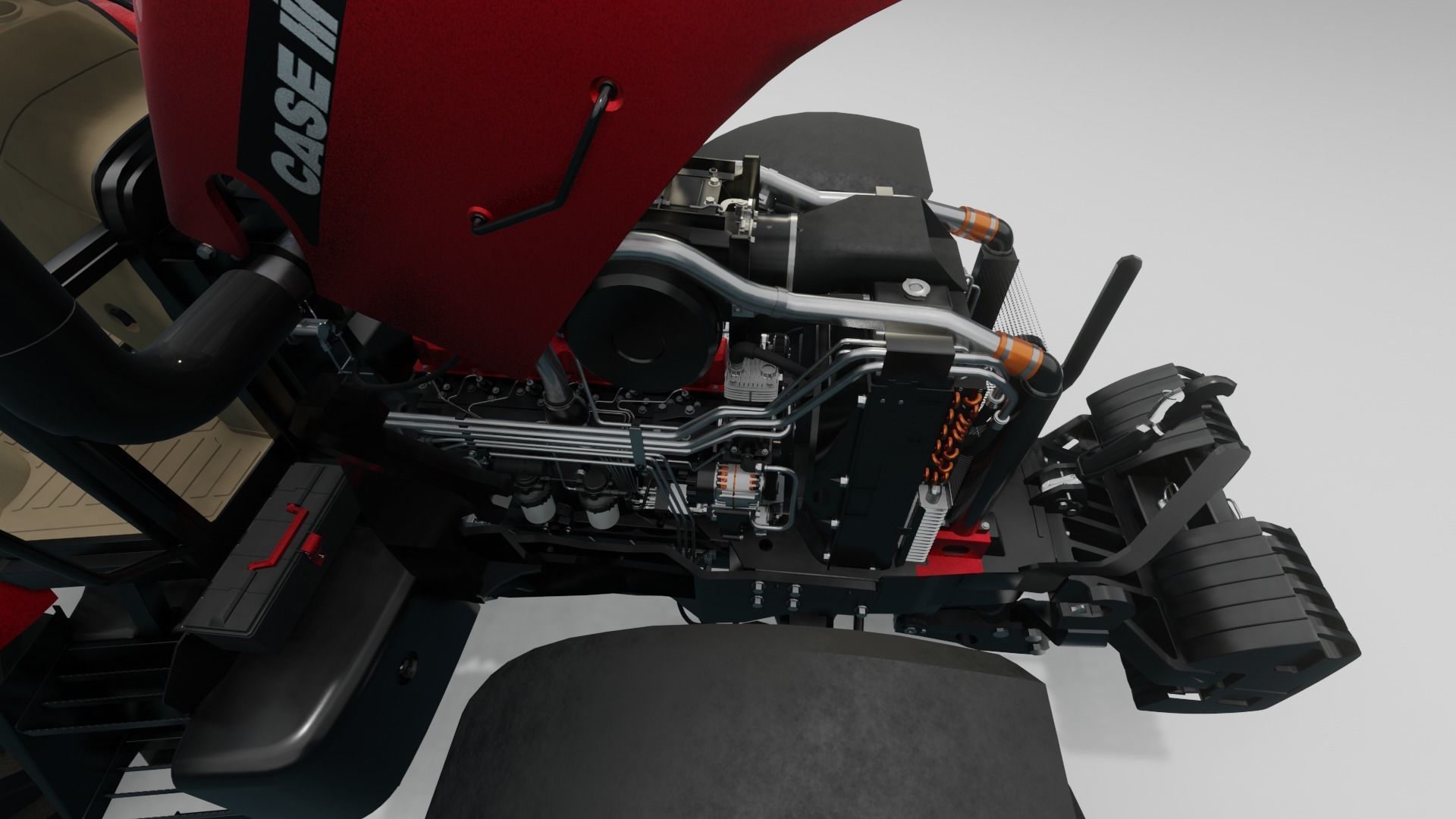 Case IH MXM 190 Tractor 3D model_8