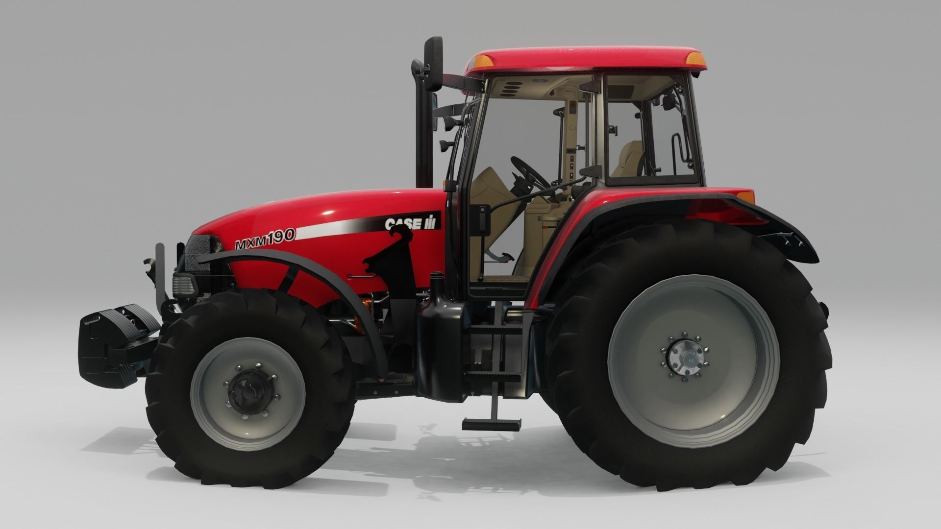 Case IH MXM 190 Tractor 3D model_4