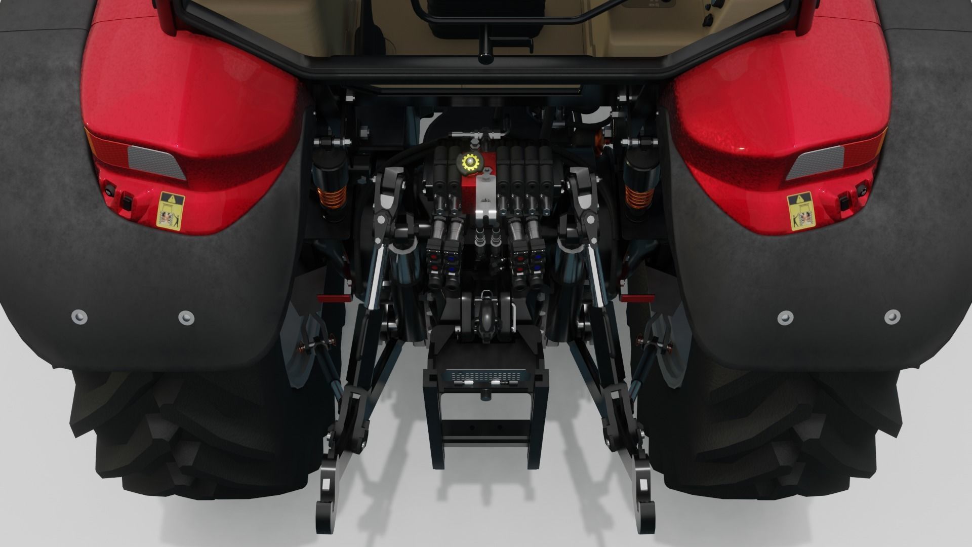 Case IH MXM 190 Tractor 3D model_3