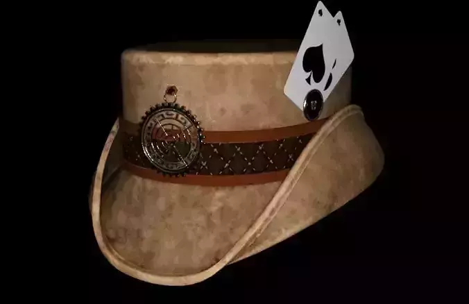 Steampunk Hat old card