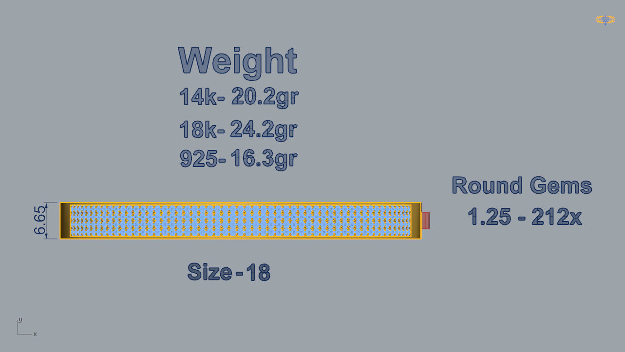 Bracelet 15 3D print model_3