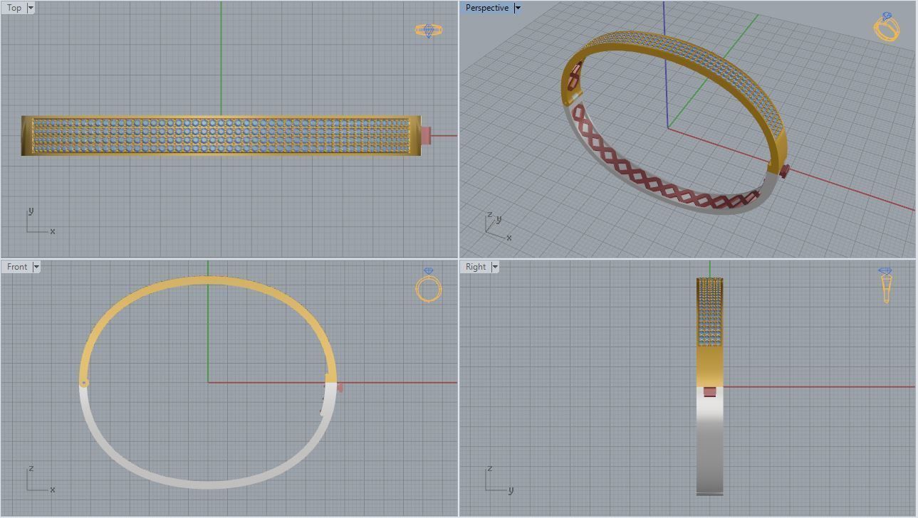 Bracelet 15 3D print model_5