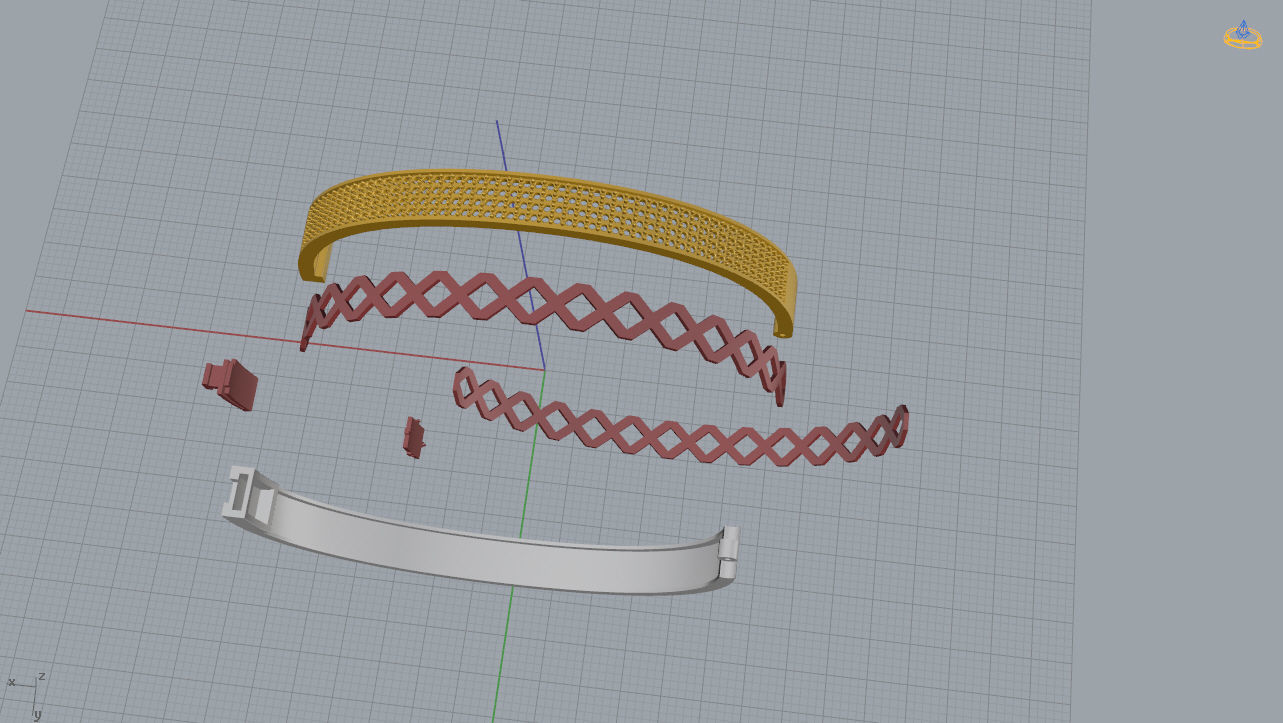 Bracelet 15 3D print model_13