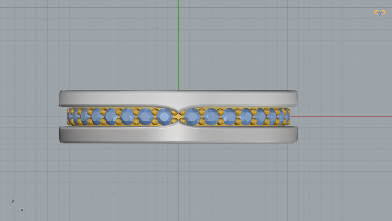 Bvlgari Ring 3D print model_6