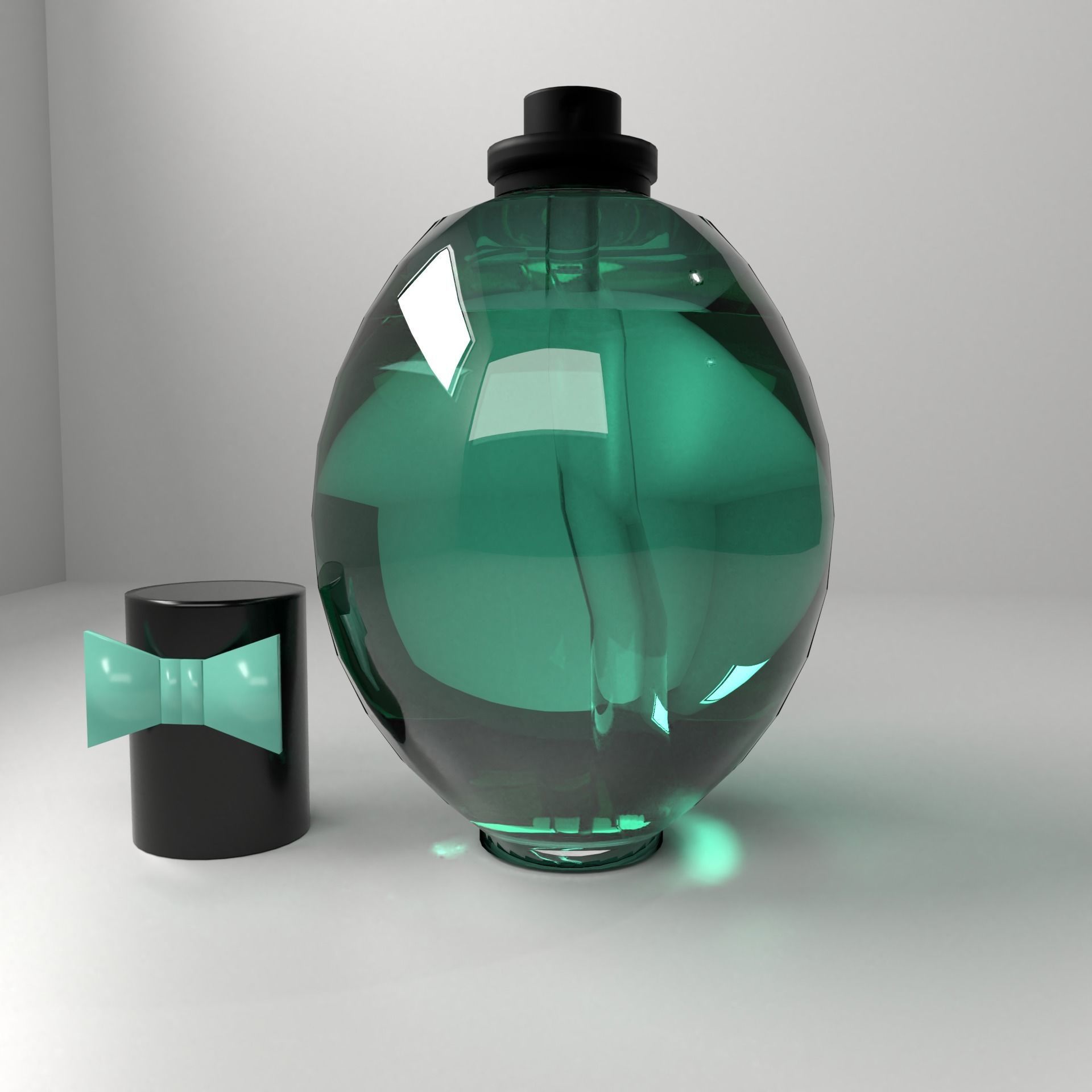 Low -Poly Perfume 1 Low-poly 3D model_2