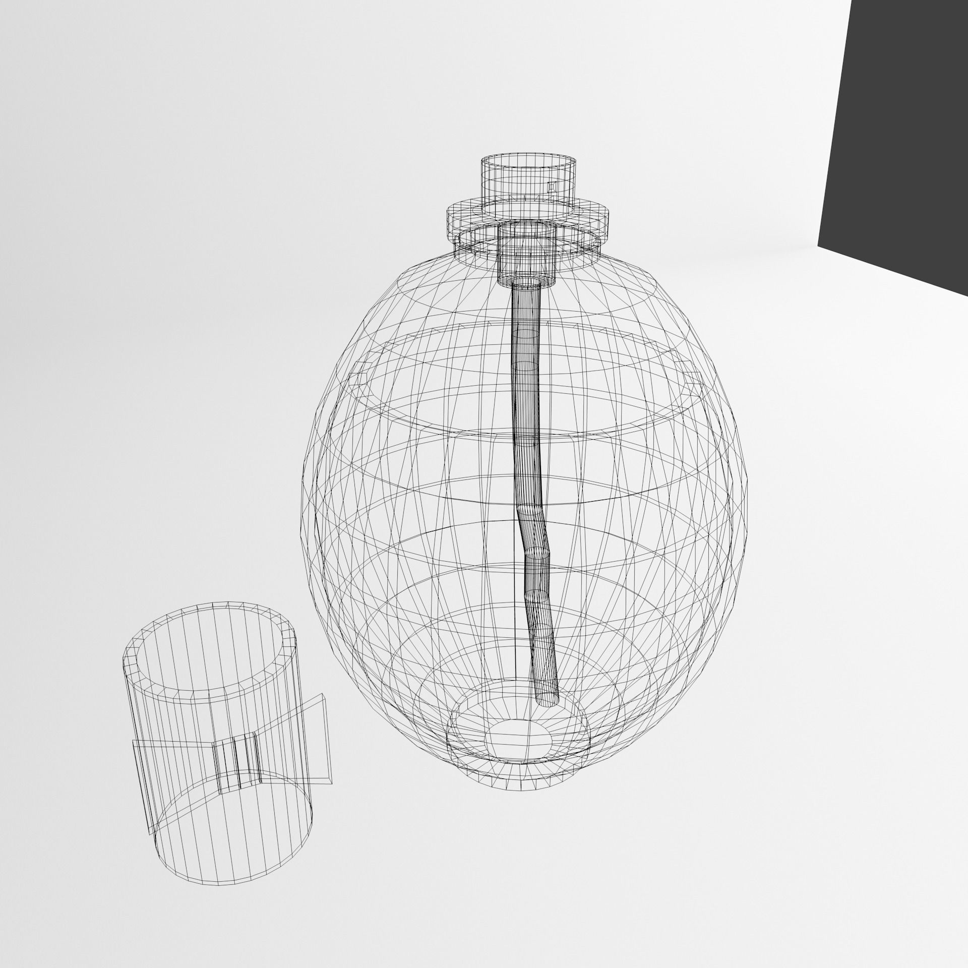 Low -Poly Perfume 1 Low-poly 3D model_6
