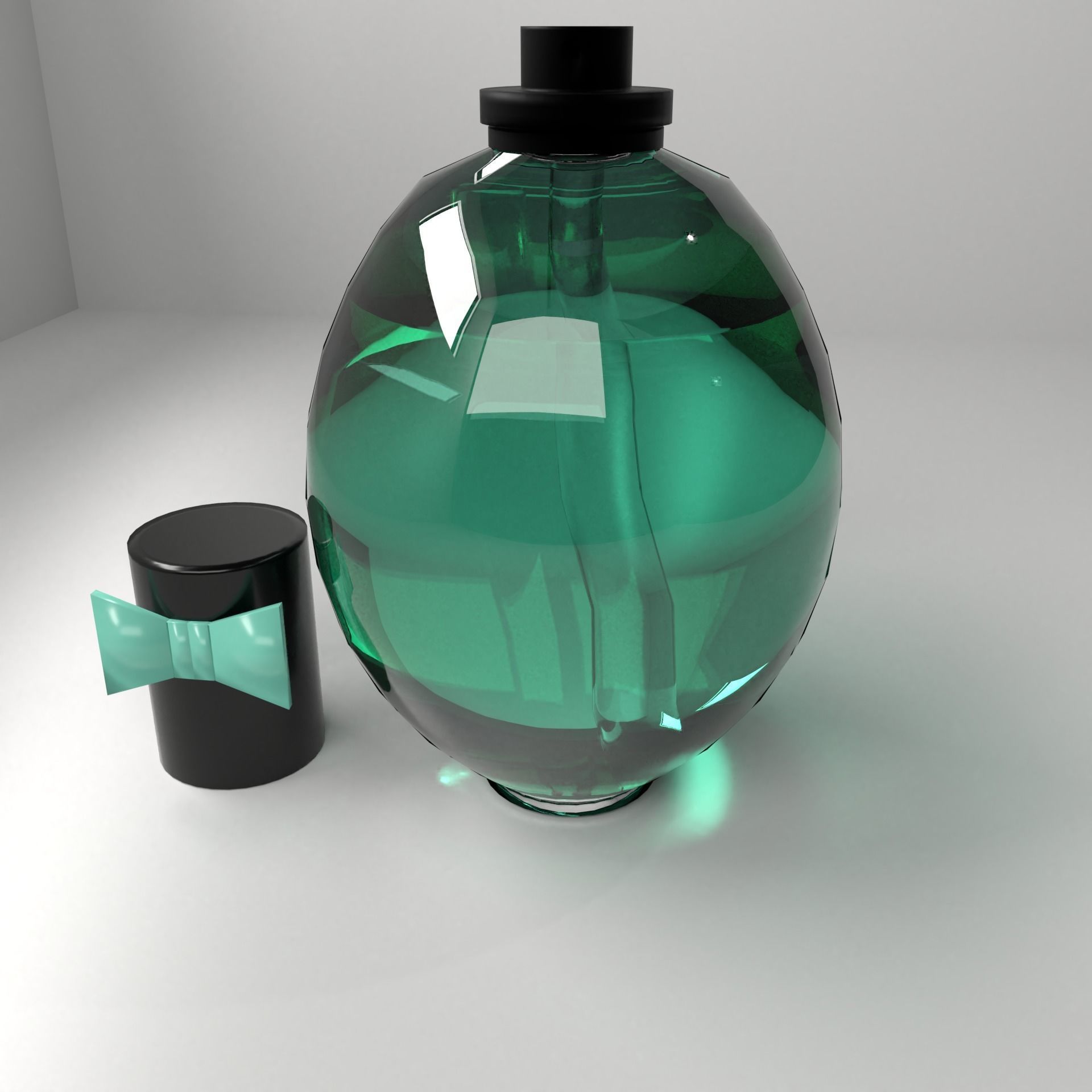Low -Poly Perfume 1 Low-poly 3D model_1