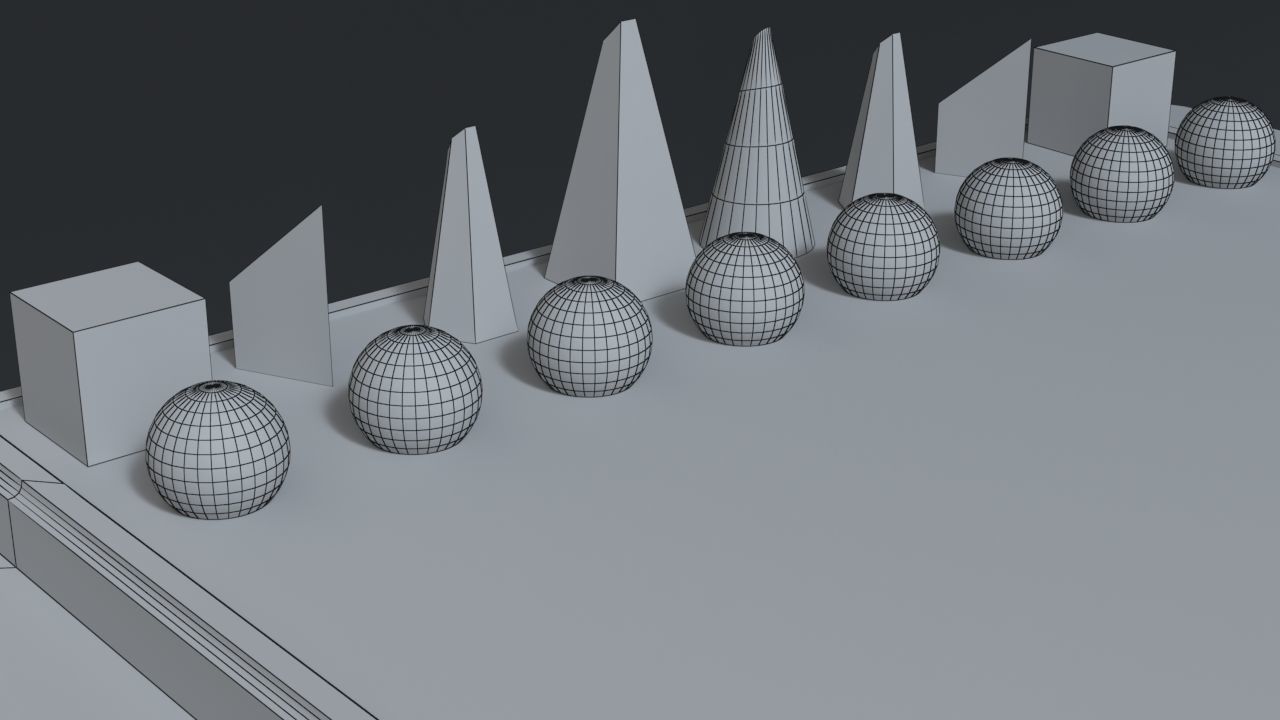 Modern Chess Table PBR Lowpoly  Low-poly 3D model_18