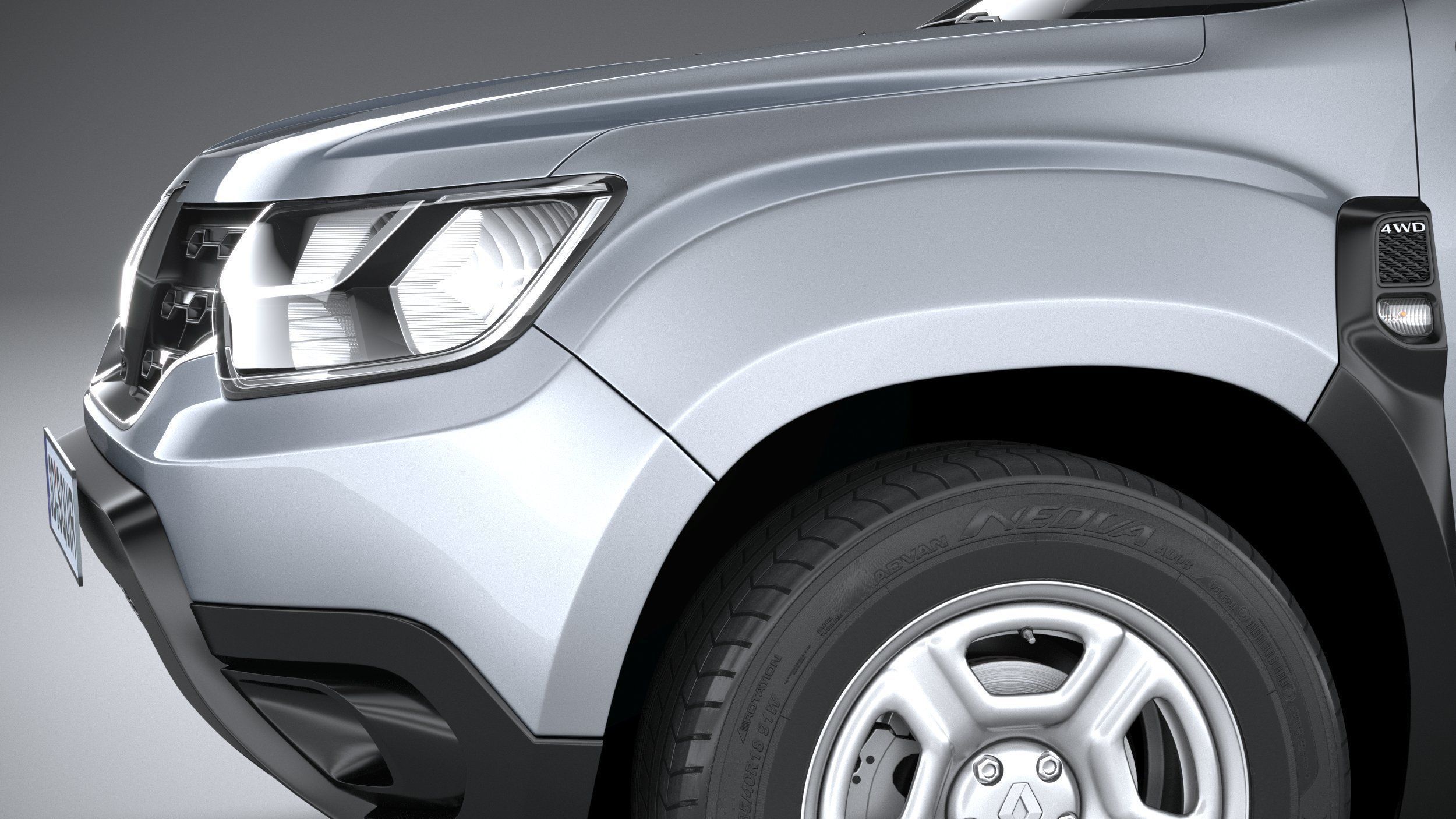 Renault Duster 2022 3D model_3