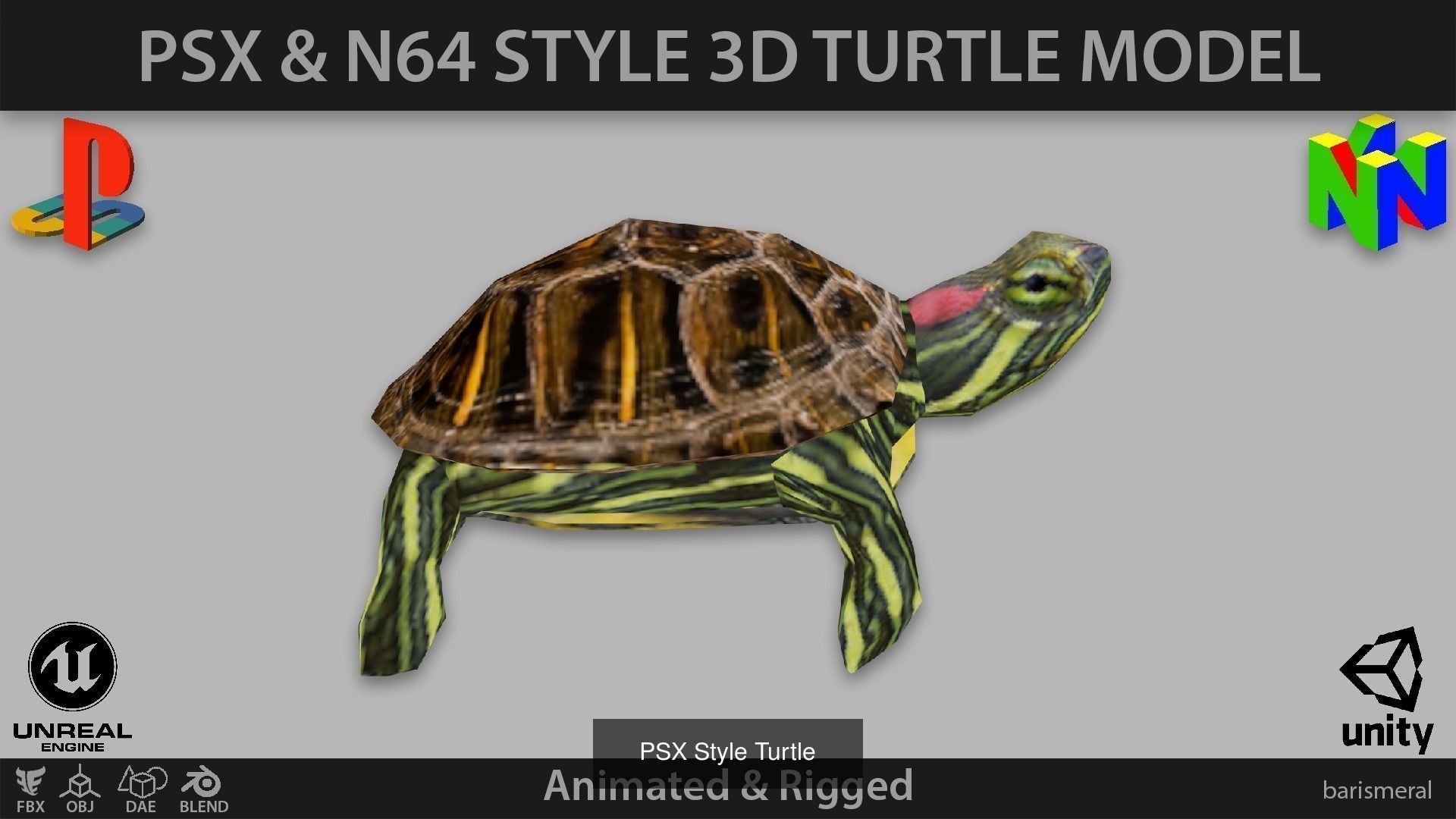 PSX  NES  N64 Style Retro 3D Models 3D Model Collection_9
