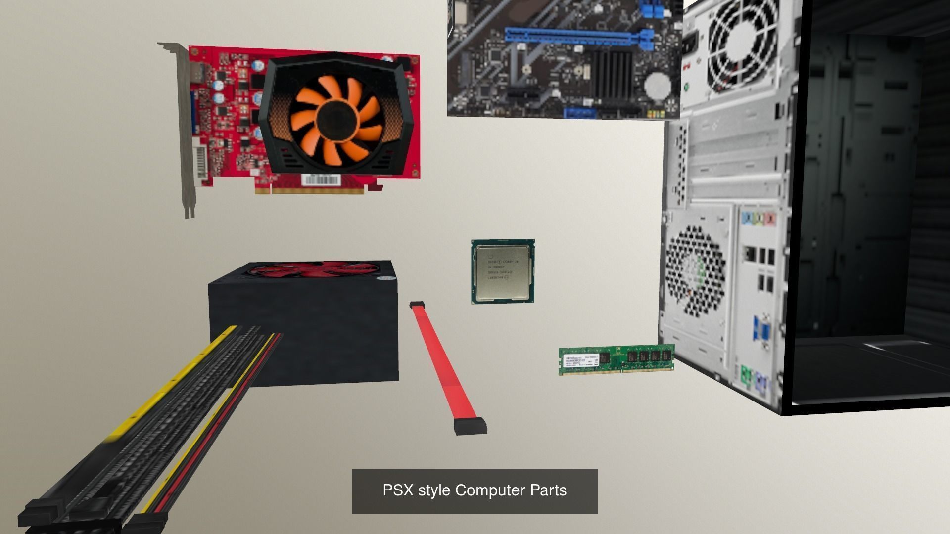 PSX  NES  N64 Style Retro 3D Models 3D Model Collection_13