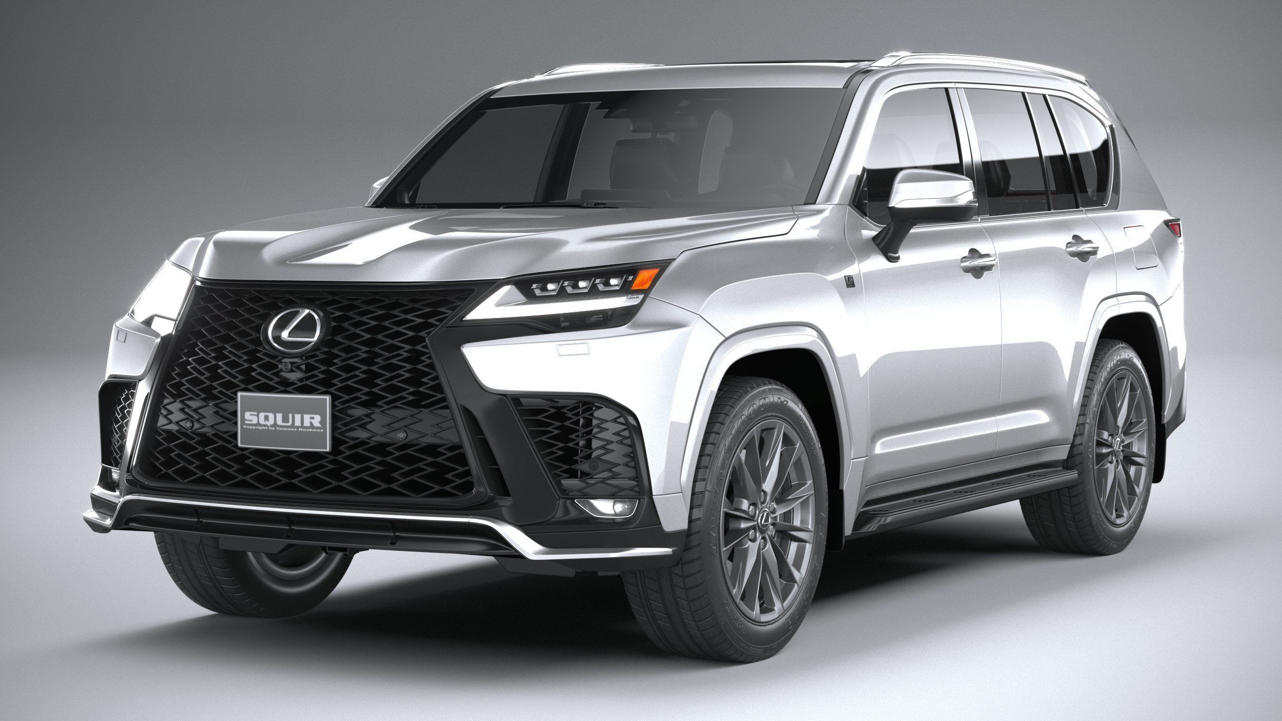 Lexus LX 600 US 2022 3D model_2