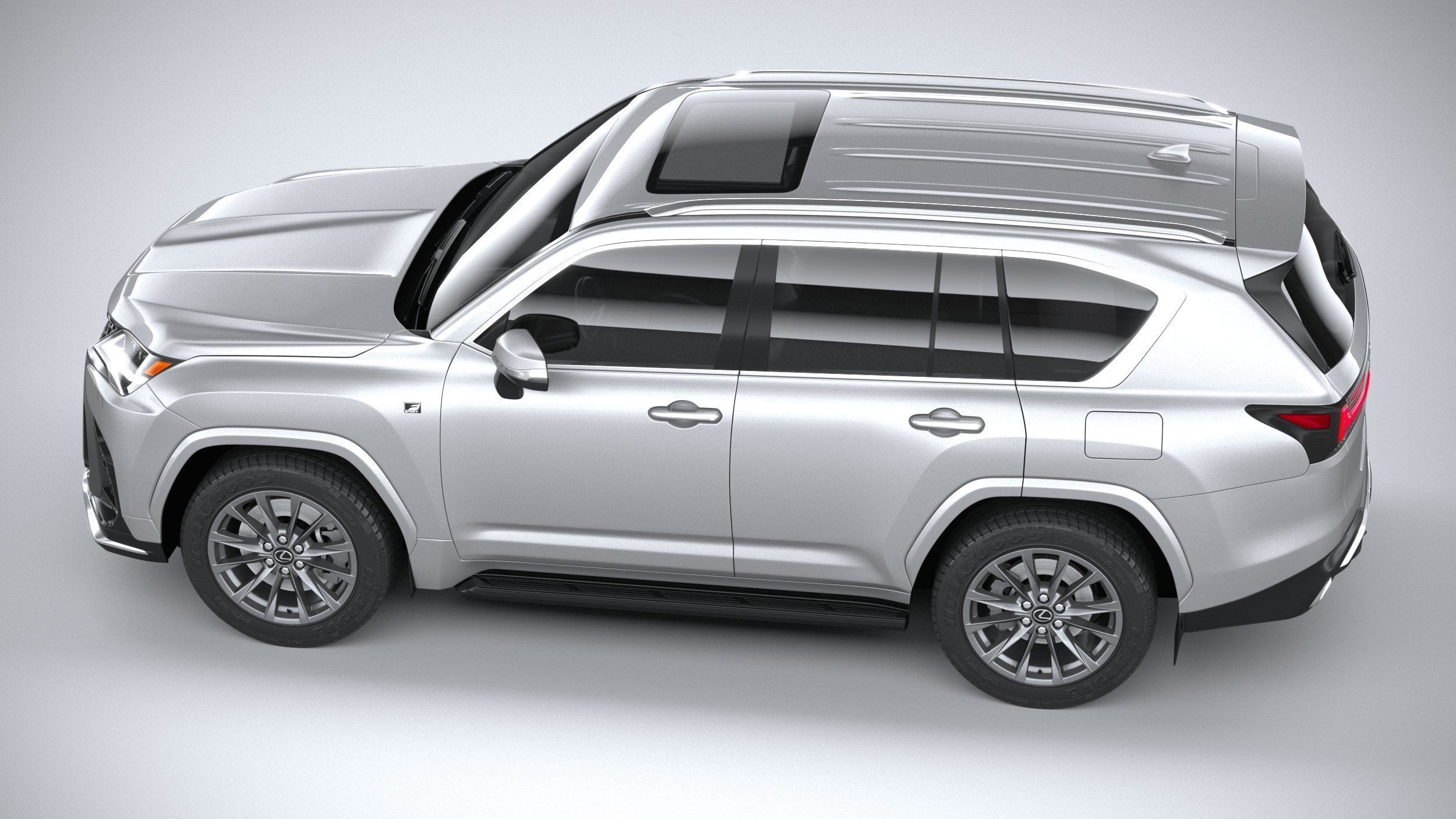 Lexus LX 600 US 2022 3D model_9