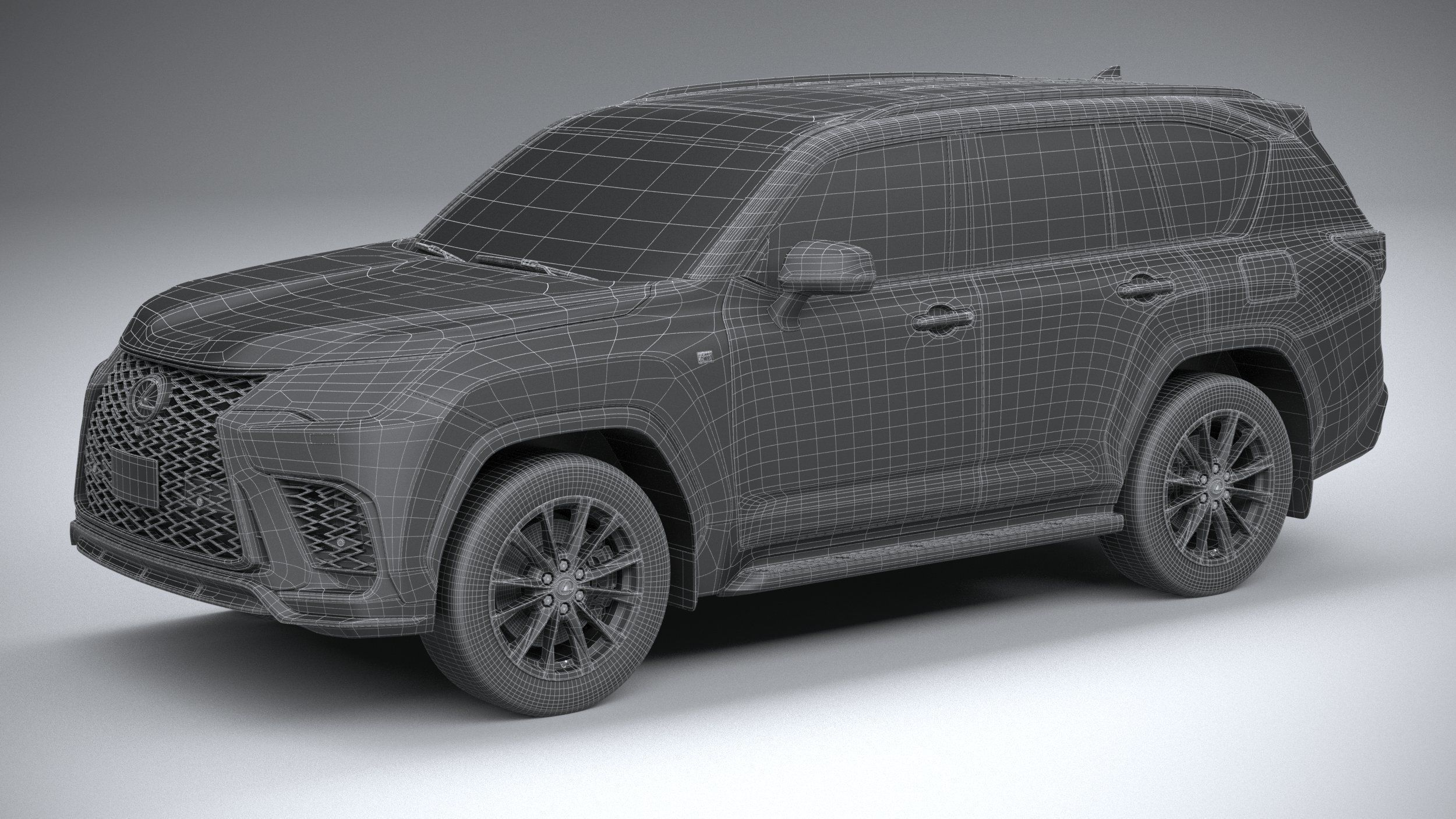 Lexus LX 600 US 2022 3D model_28