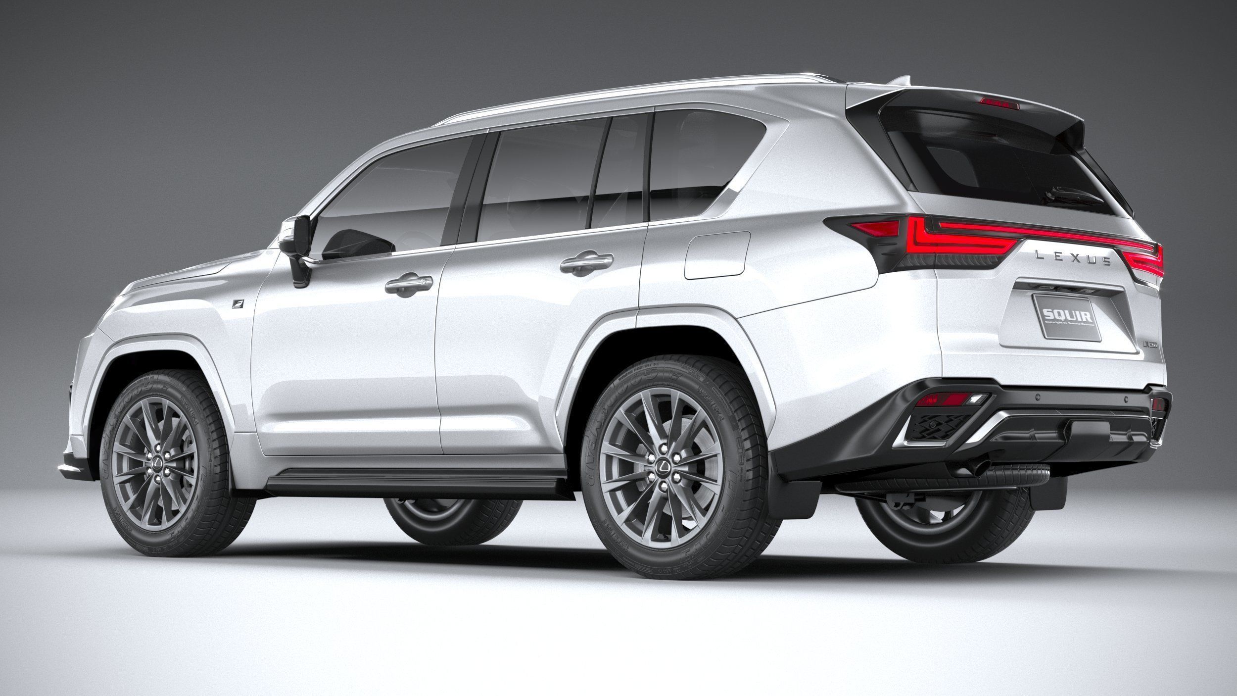Lexus LX 600 US 2022 3D model_5