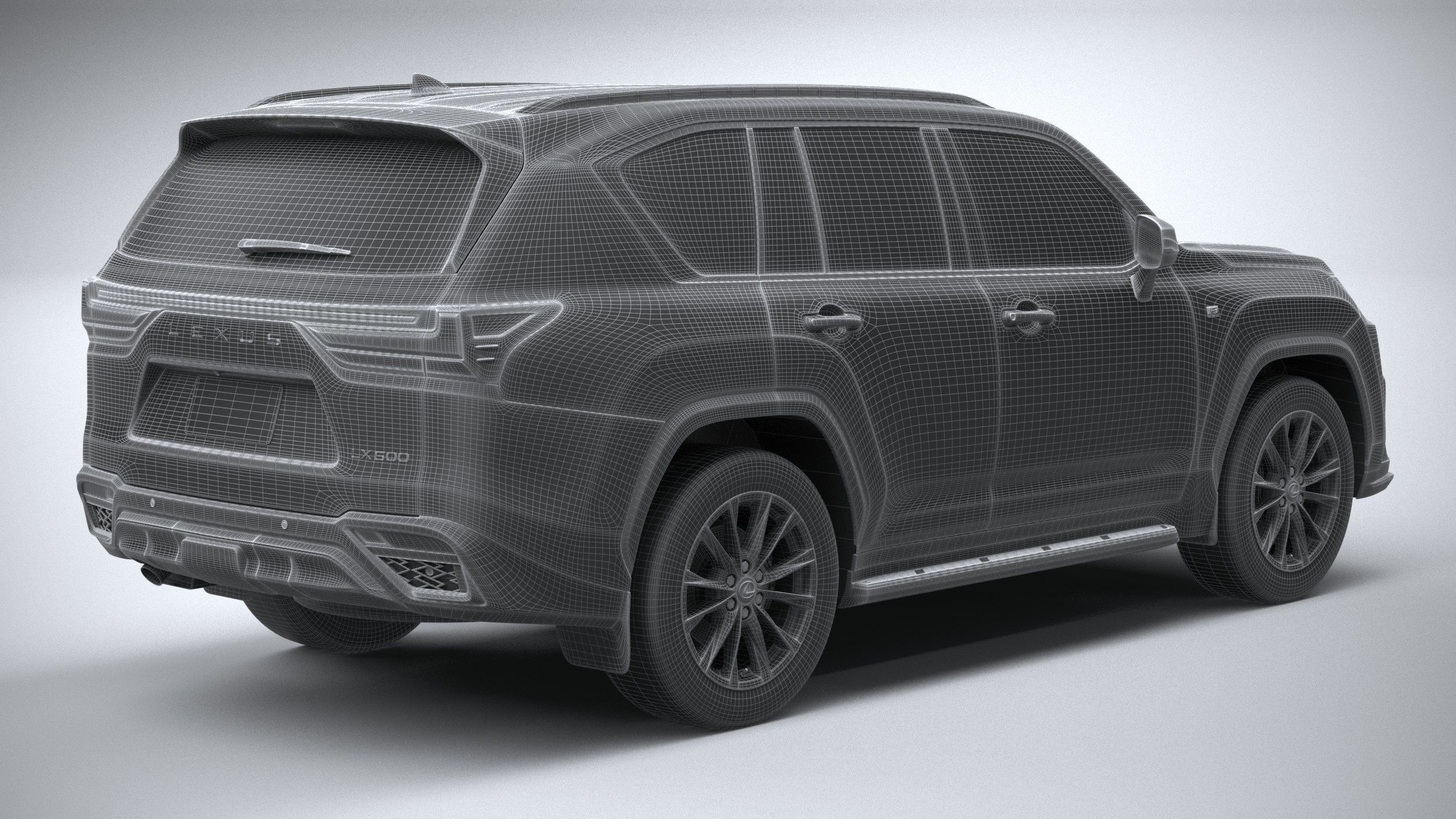 Lexus LX 600 US 2022 3D model_27