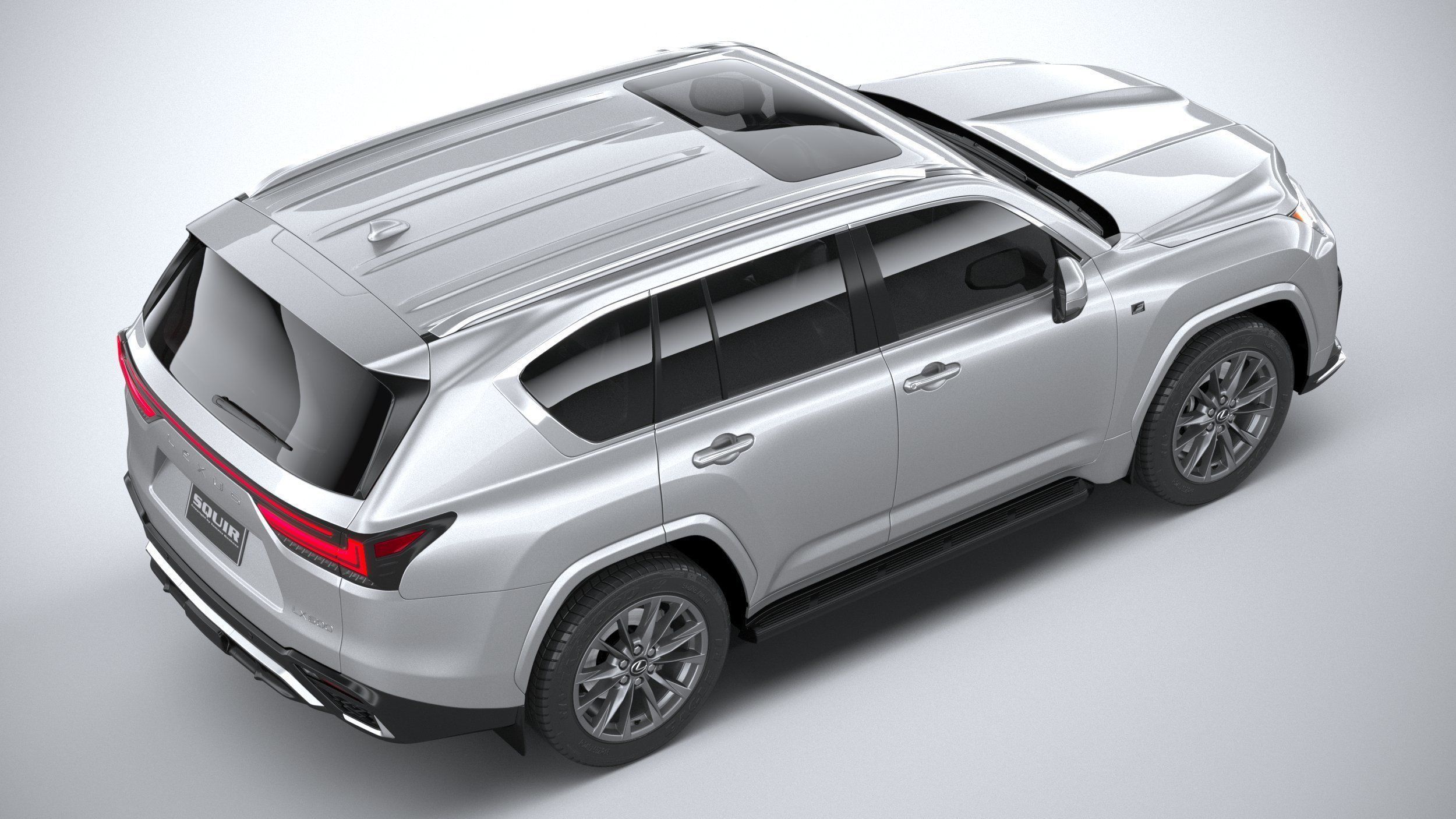 Lexus LX 600 US 2022 3D model_10