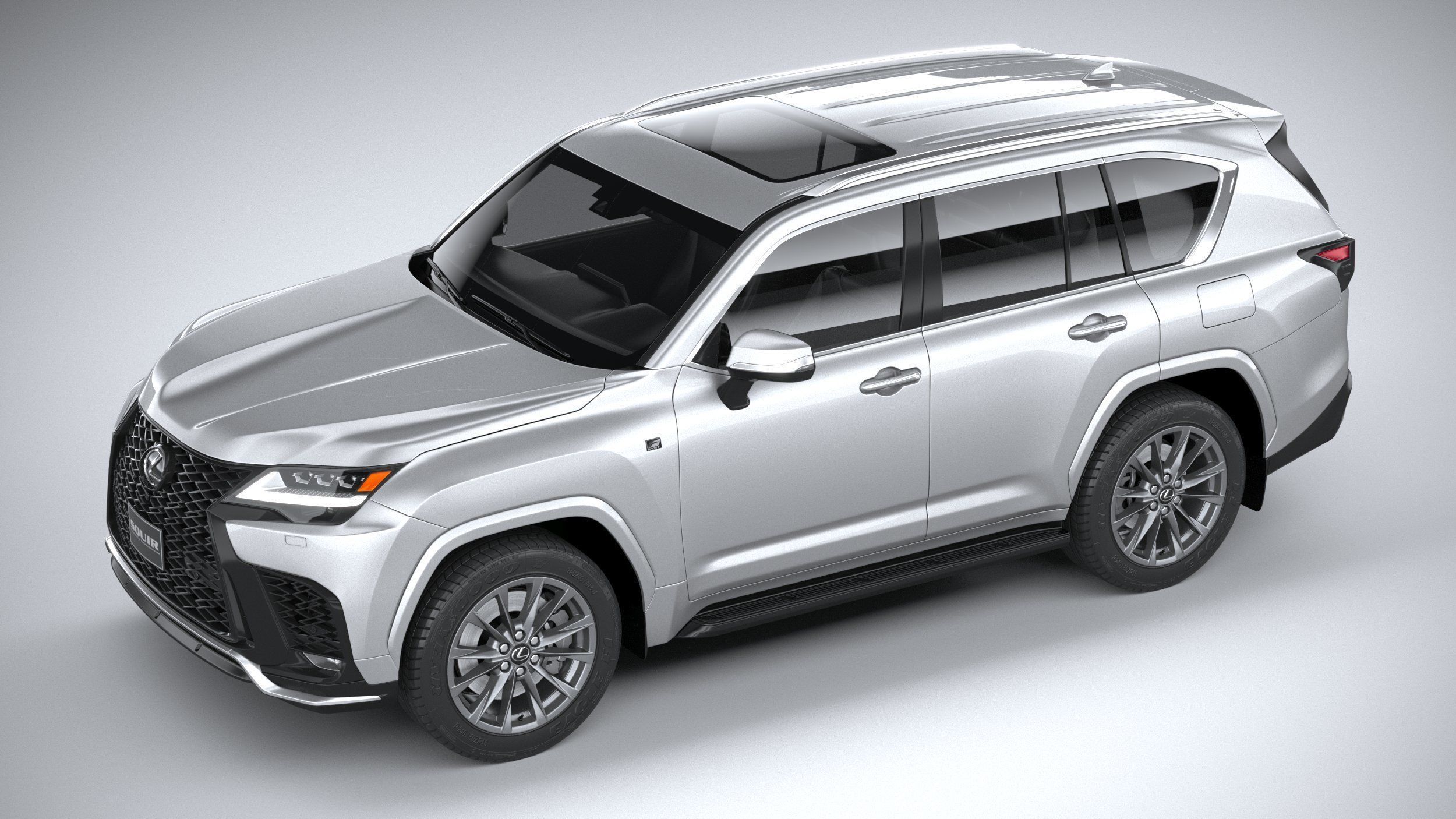 Lexus LX 600 US 2022 3D model_7