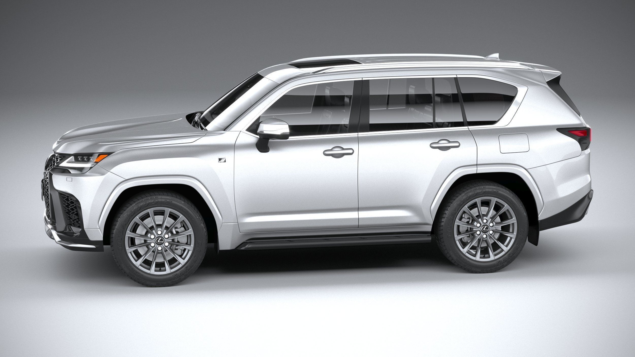 Lexus LX 600 US 2022 3D model_8