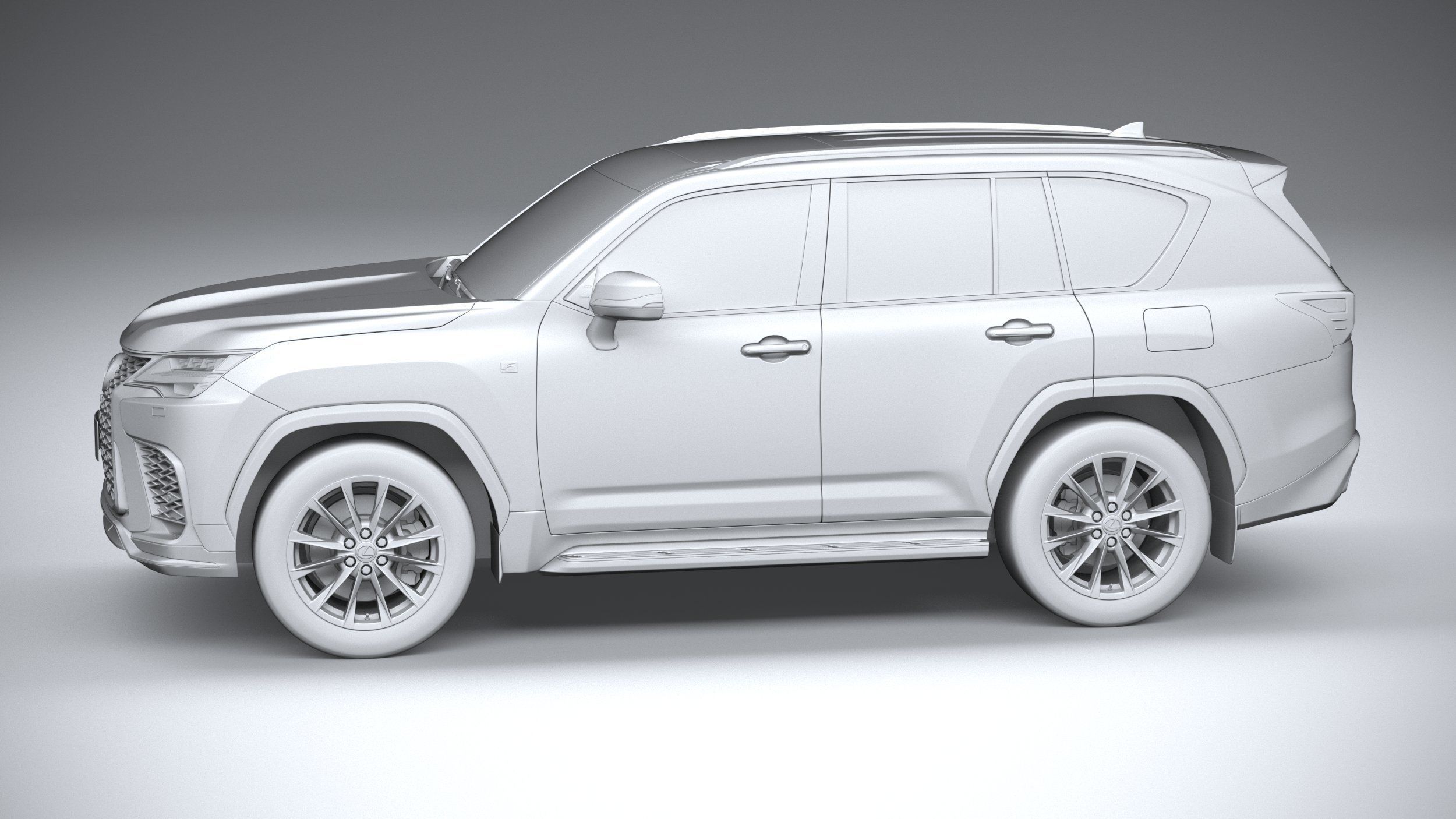 Lexus LX 600 US 2022 3D model_22