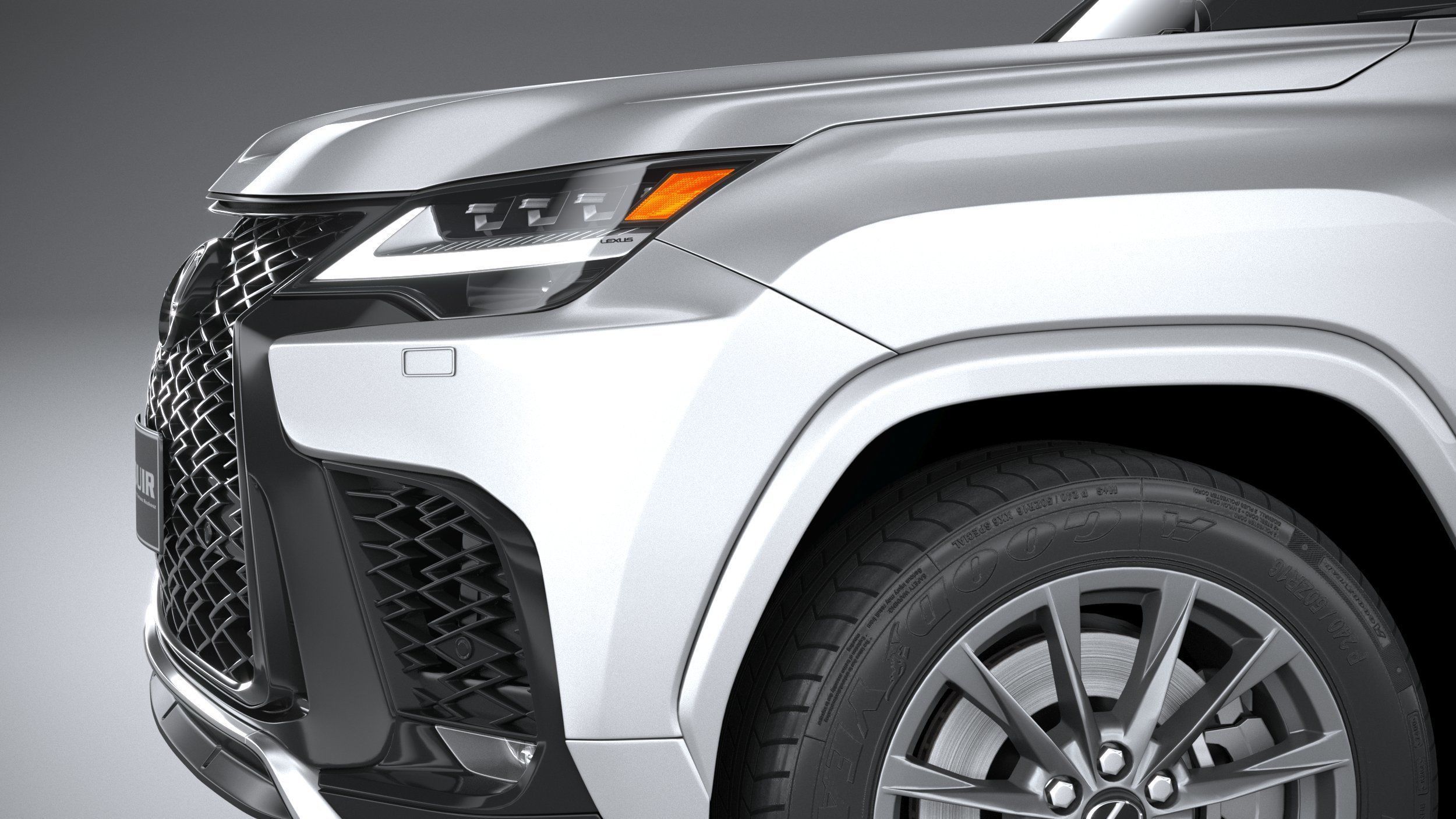 Lexus LX 600 US 2022 3D model_3