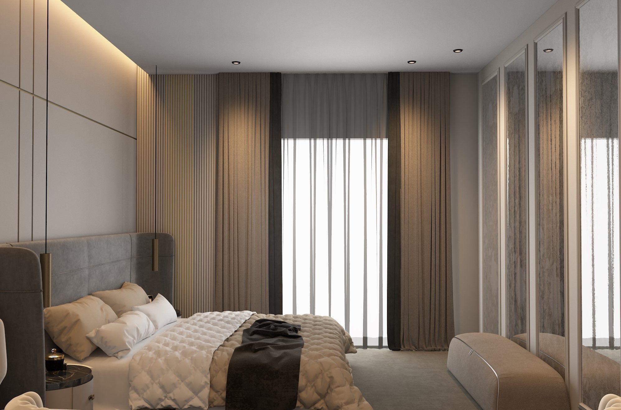 MASTER BEDROOM 3D model_4