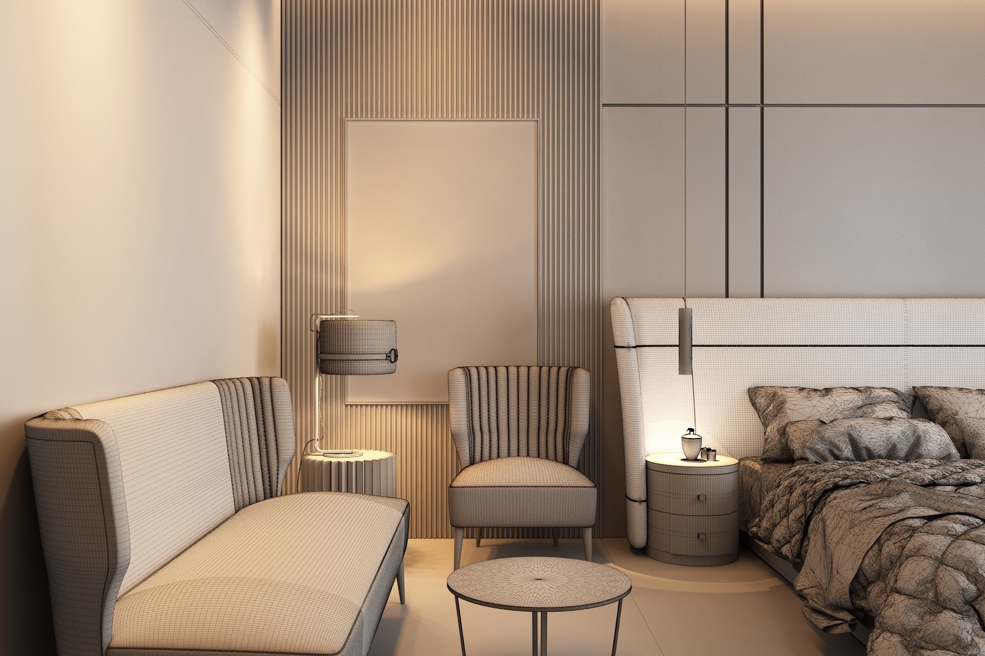 MASTER BEDROOM 3D model_1