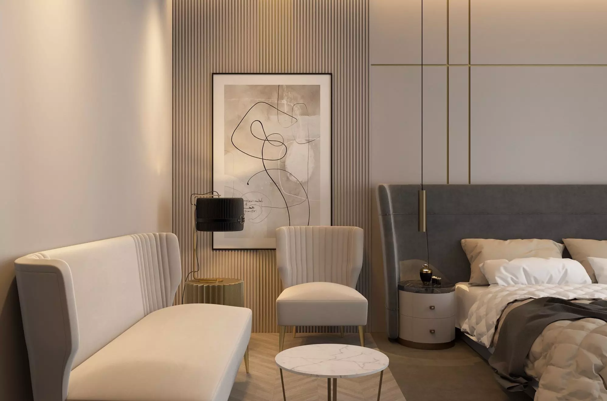 MASTER BEDROOM 3D model_0