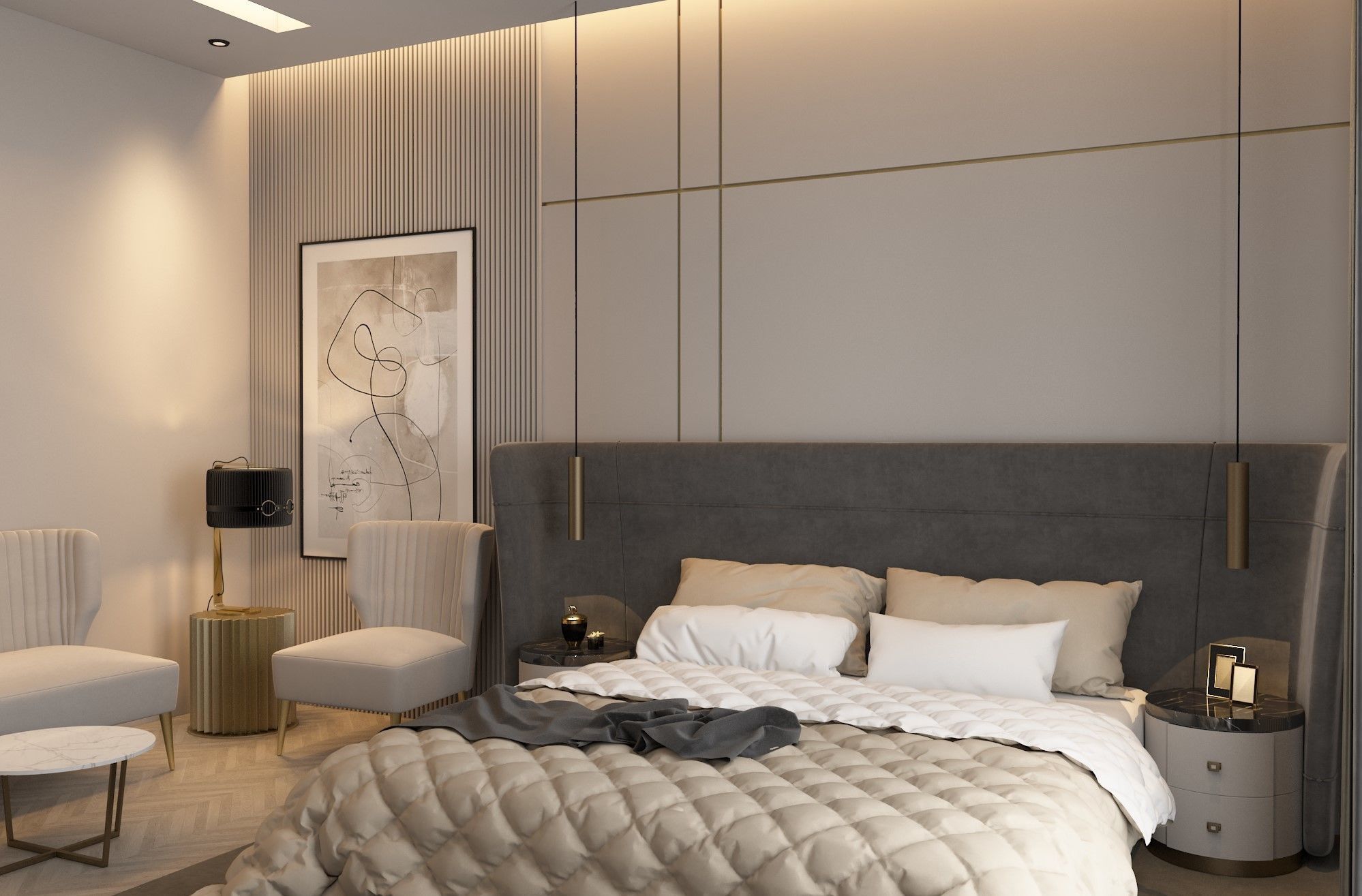 MASTER BEDROOM 3D model_2