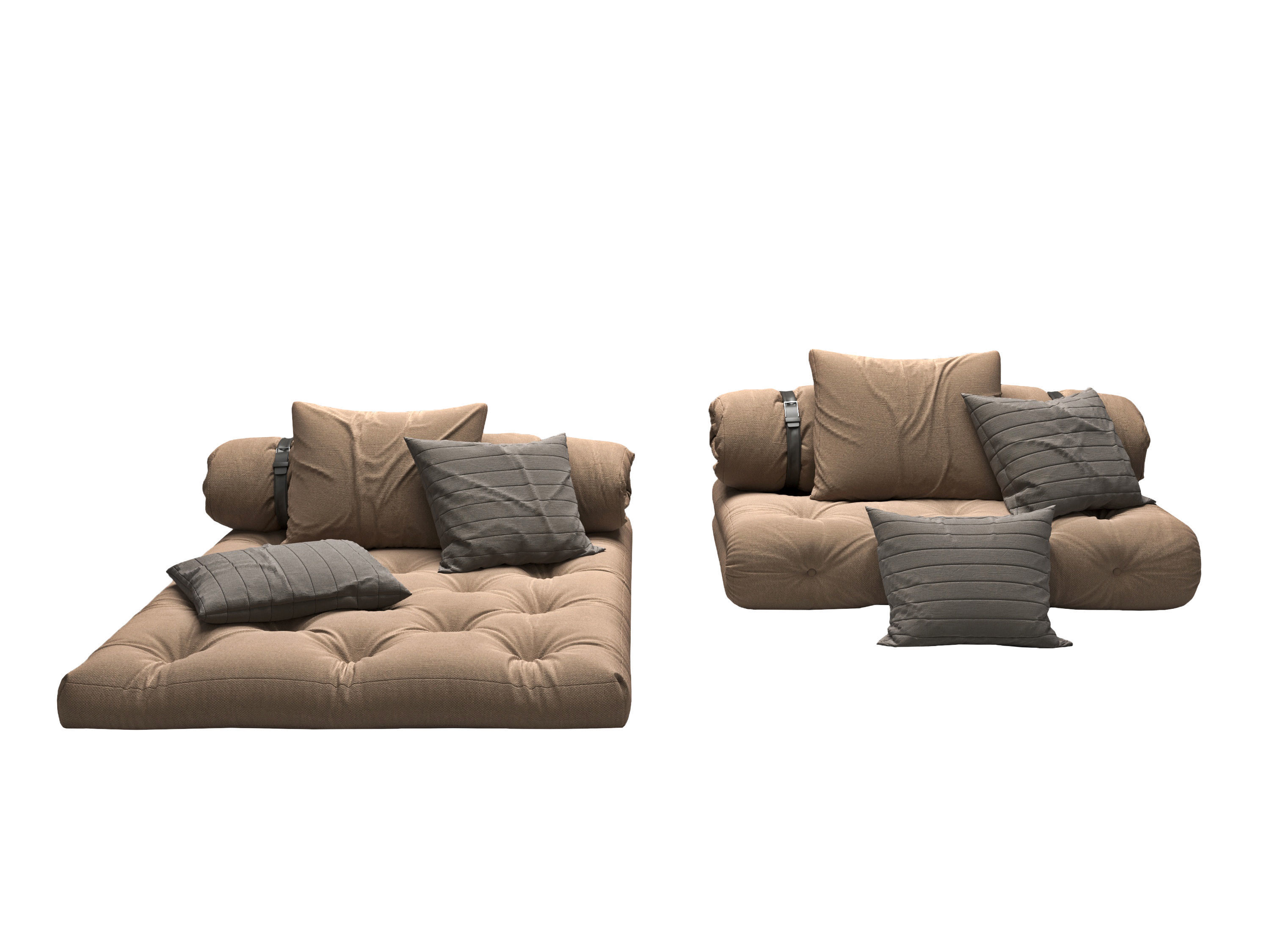 Canapea variabila Karup Buckle 3D model_3